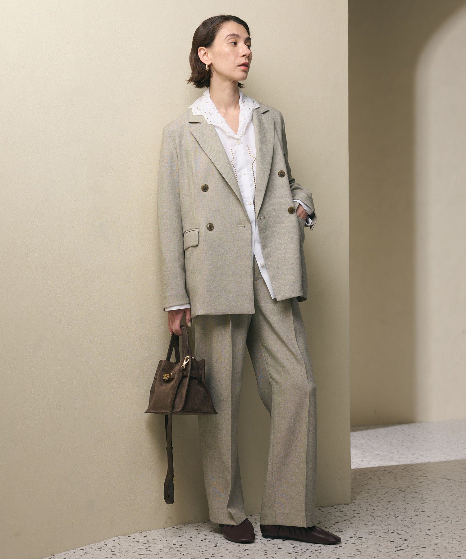 BEAUTY&YOUTH UNITED ARROWS｜リネンライク ダブルジャケット