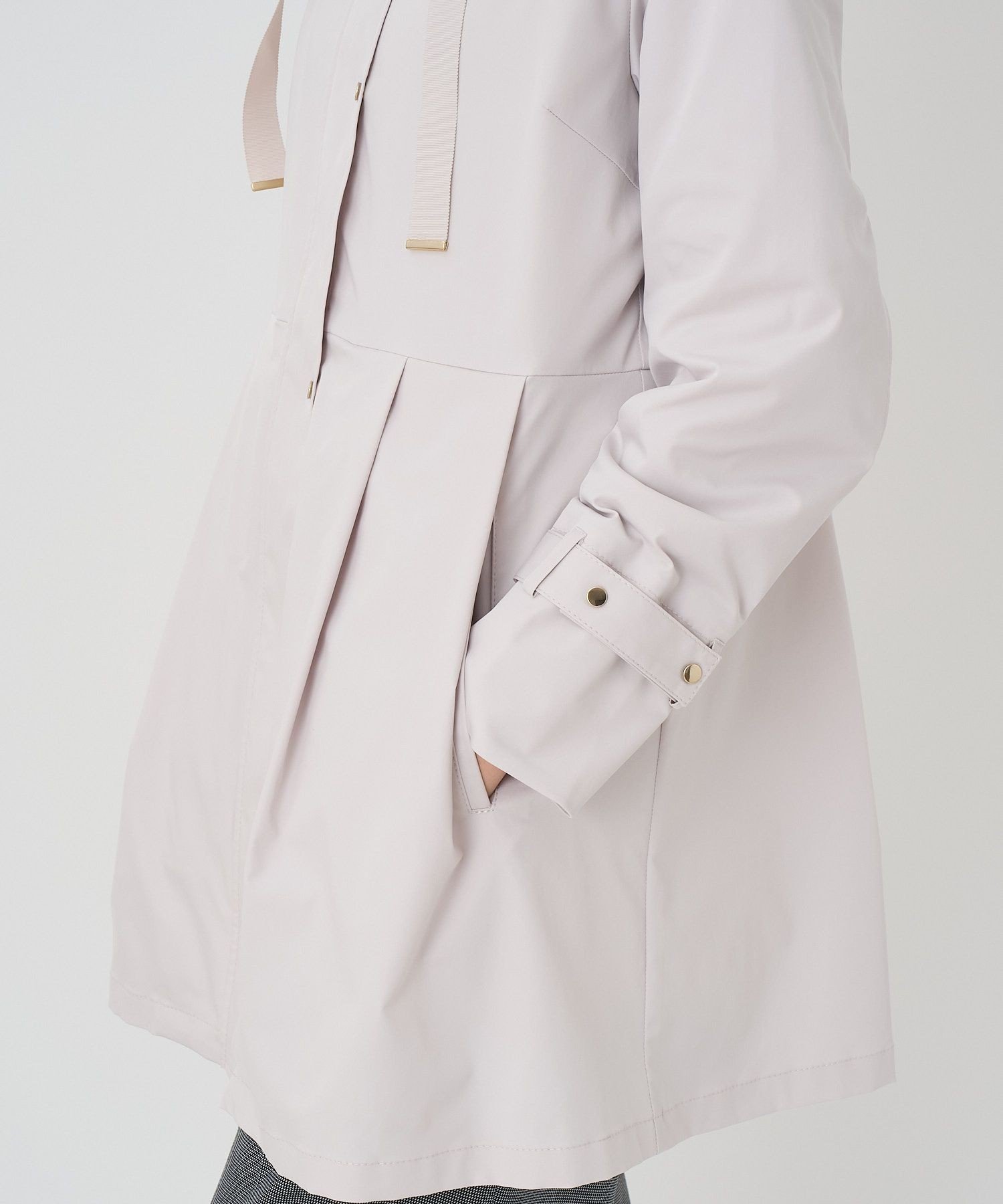 ANAYI｜ブライトツイルフレアミドルコート | Rakuten Fashion(楽天