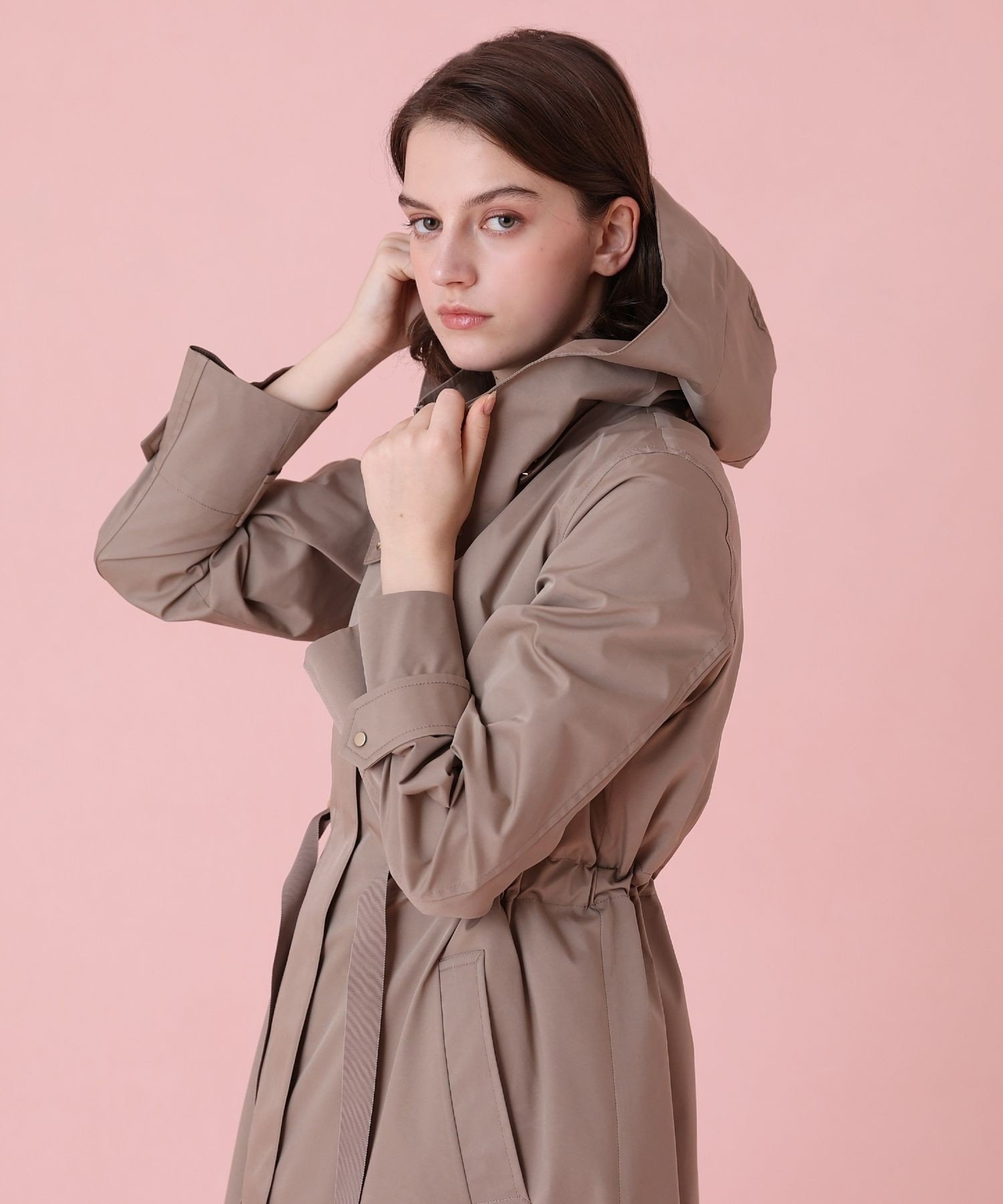 ANAYI｜ブライトツイルライナー付きモッズコート | Rakuten Fashion