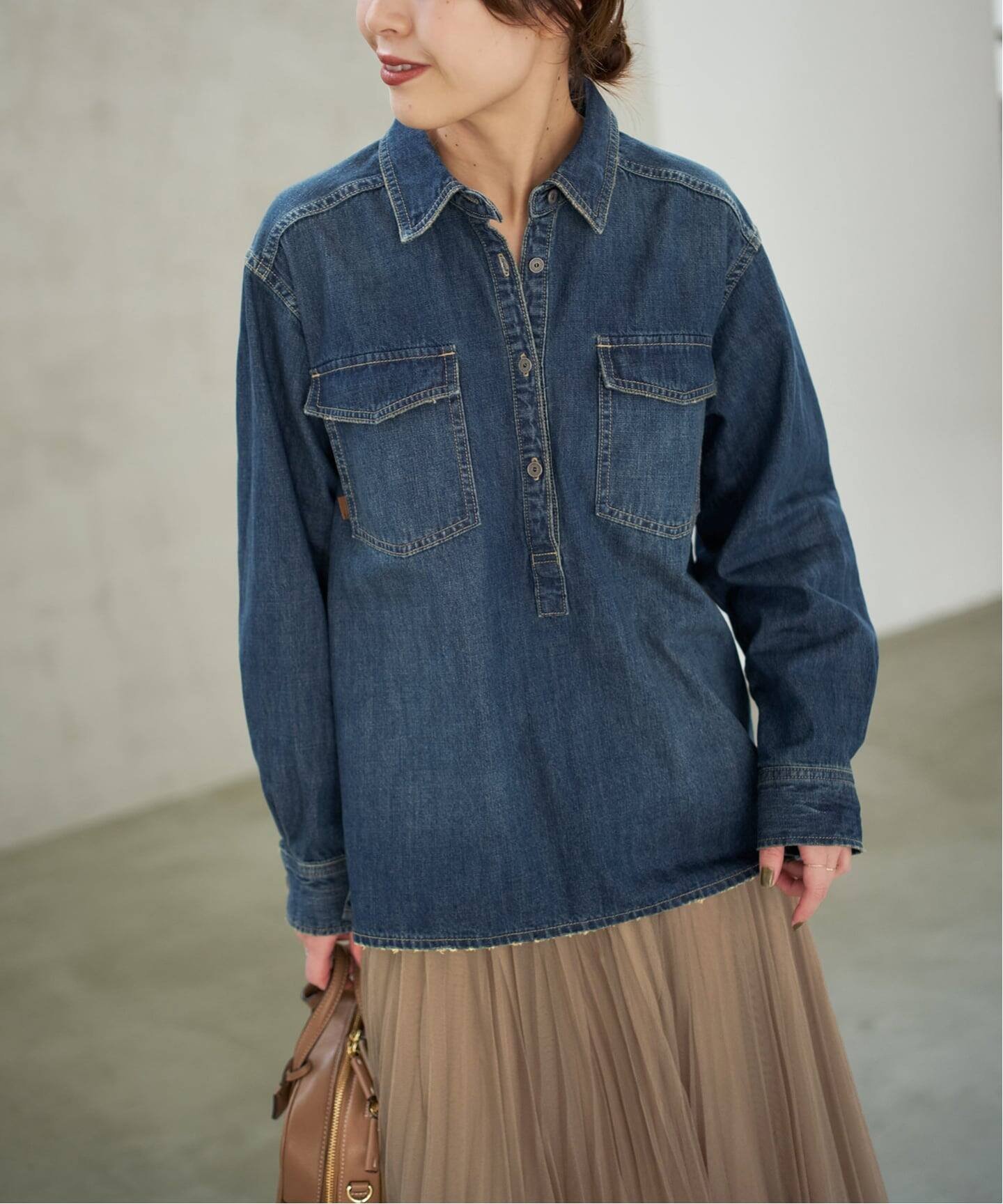 Spick & Span｜5 1/2 PULLOVER SHIRT | Rakuten Fashion(楽天