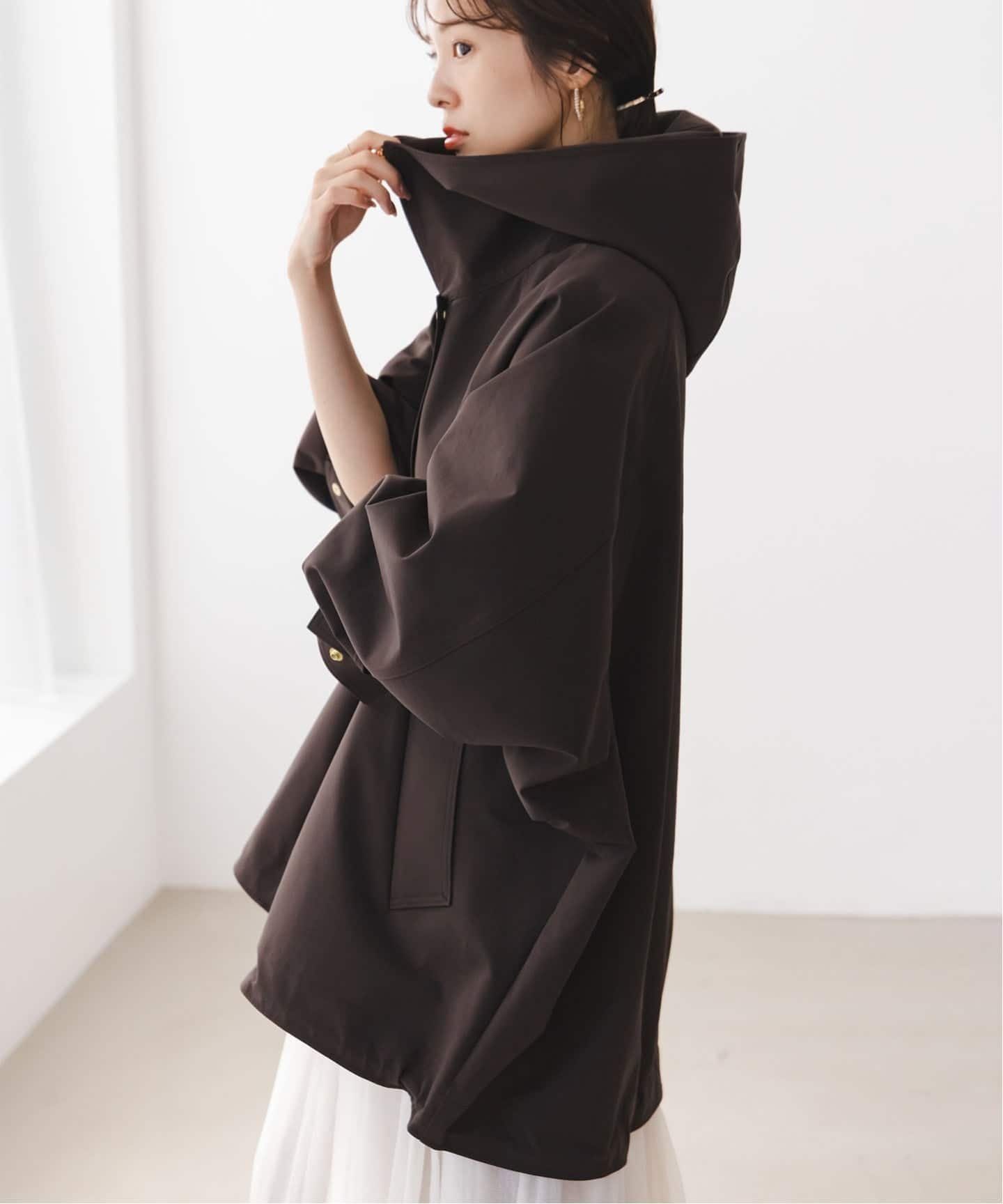 NOBLE｜《追加》ハイツイストダブルクロスフーディブルゾン | Rakuten