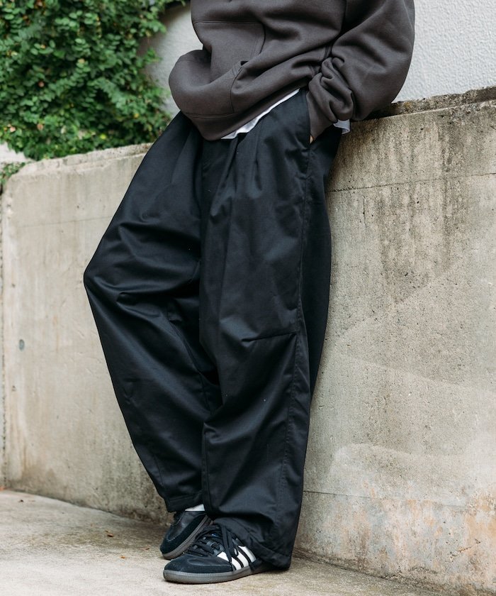 FREAK'S STORE｜ワイドシルエット ミリタリーサーカスパンツ/スノー