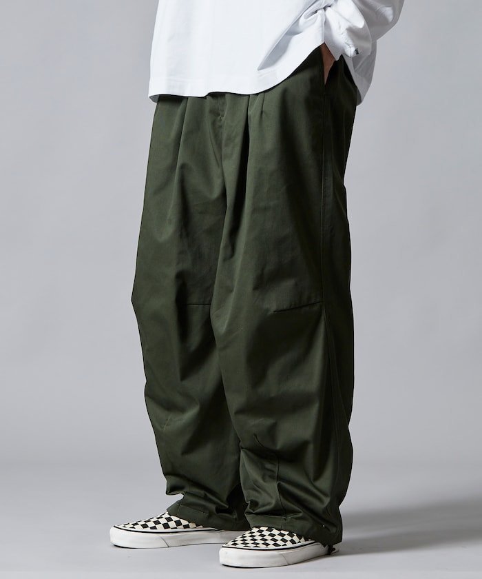 FREAK'S STORE｜ワイドシルエット ミリタリーサーカスパンツ/スノー