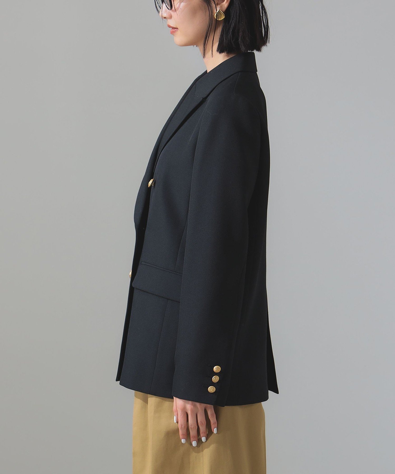 Demi-Luxe BEAMS｜【ロングセラー】ドライギャバジン 6ボタン ダブル