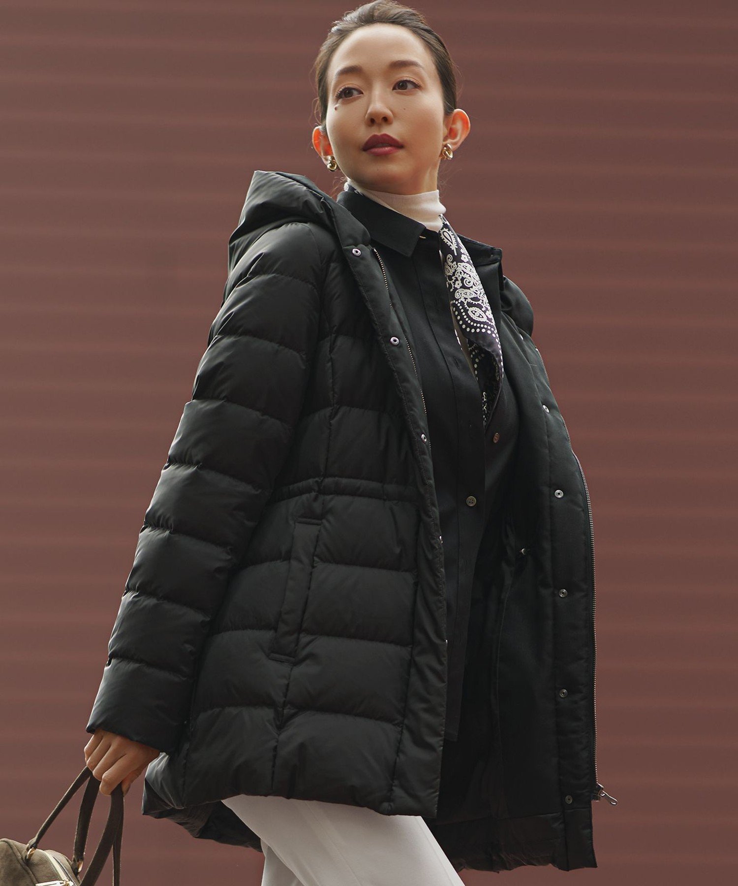 23区｜【VERY掲載/新色追加】シレータフタ ミドル丈 ダウンコート