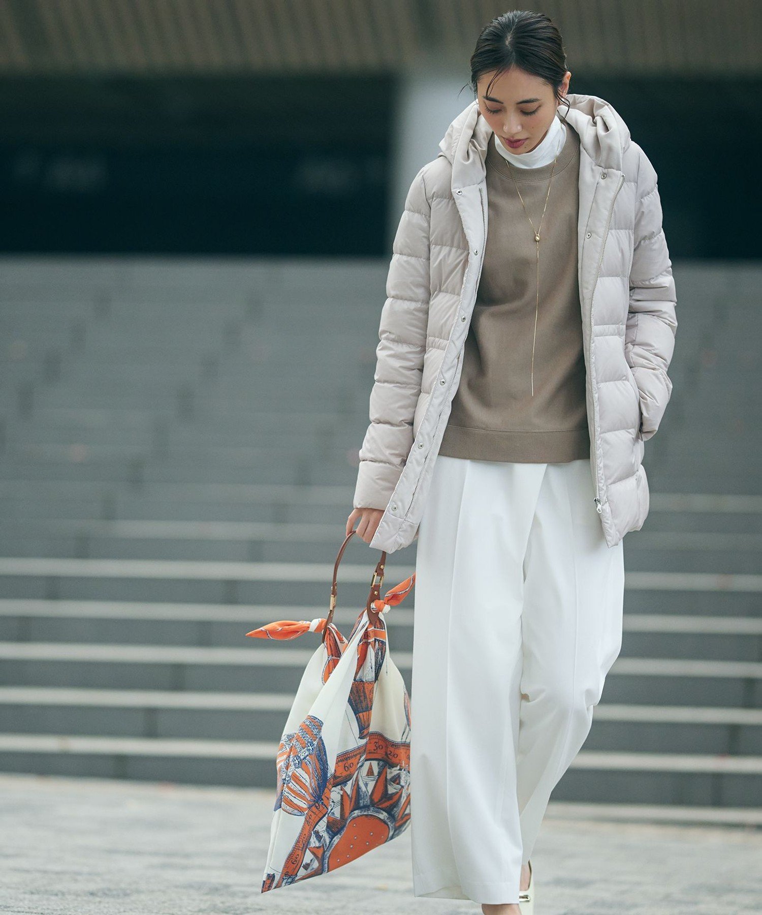 23区｜【VERY掲載/新色追加】シレータフタ ミドル丈 ダウンコート