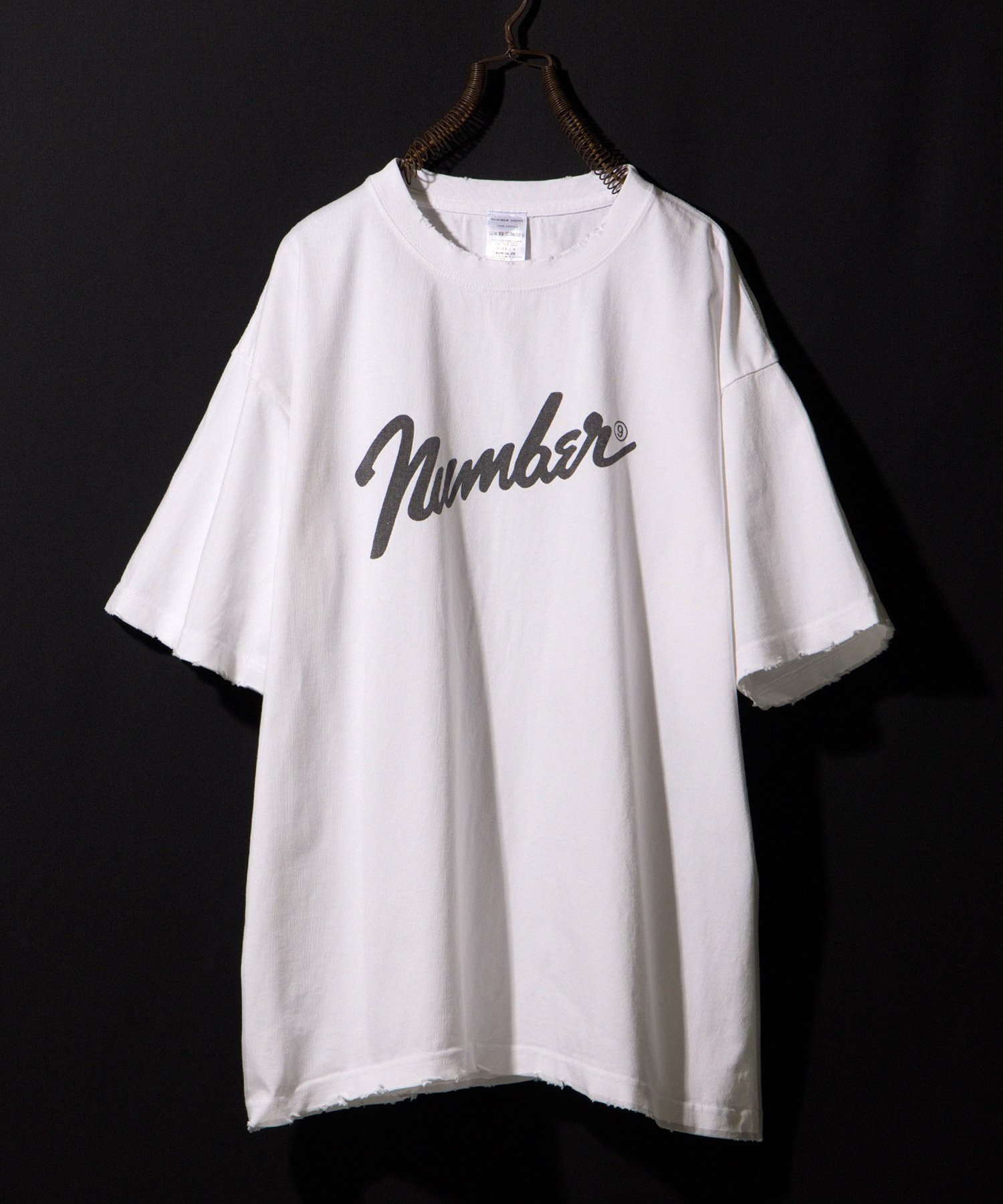 NUMBER (N)INE｜VINTAGE WASH DAMAGE T-SHIRT | Rakuten Fashion(楽天