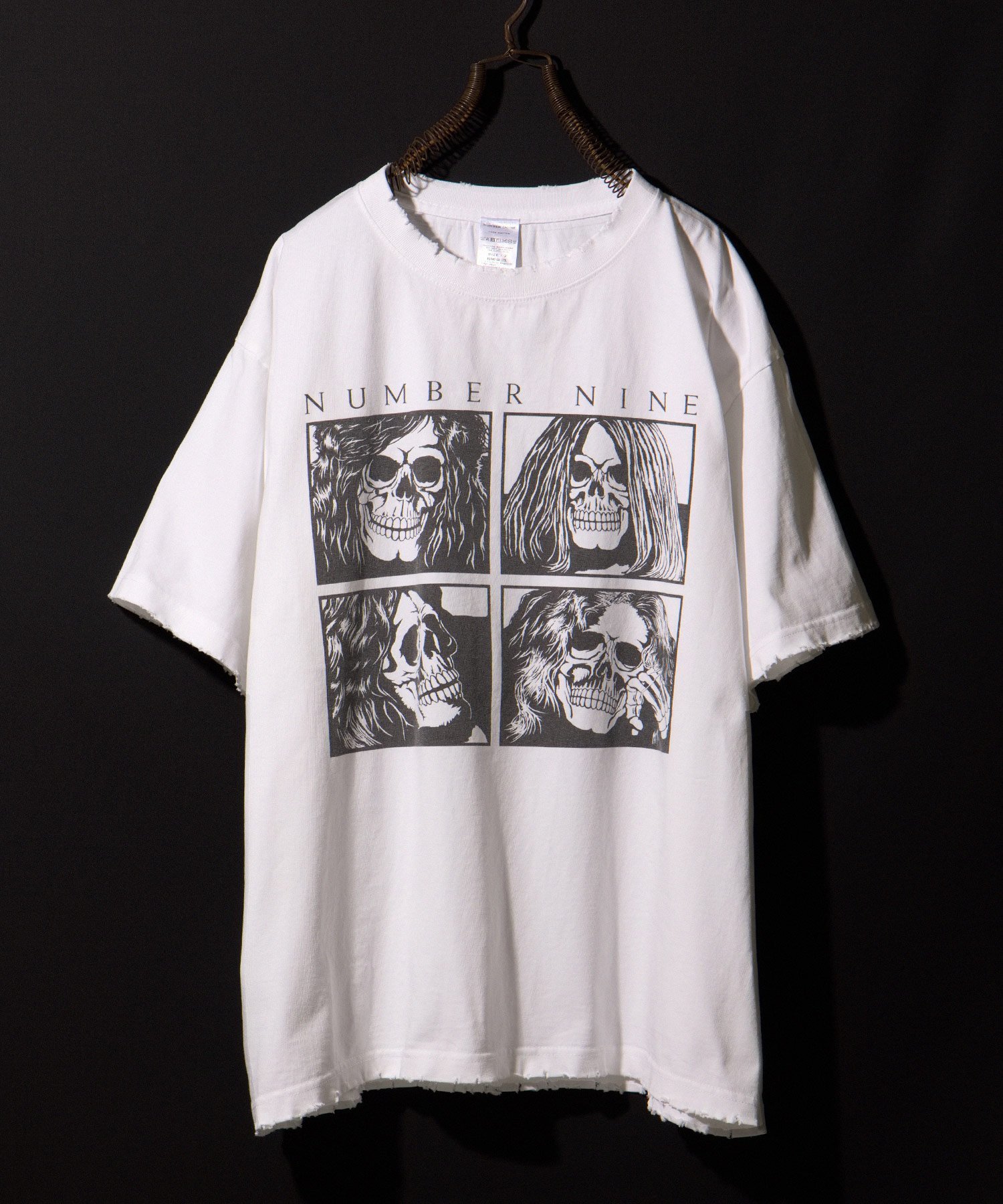 NUMBER (N)INE｜VINTAGE WASH DAMAGE T-SHIRT | Rakuten Fashion(楽天