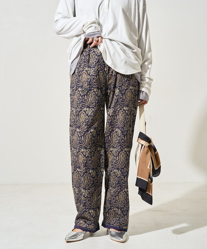 FREAK'S STORE｜インド ペイズリー イージーパンツ【限定展開】 25SS