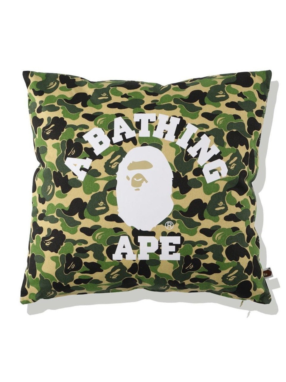 A BATHING APE｜ABC CAMO COLLEGE SQUARE CUSHION M | Rakuten Fashion
