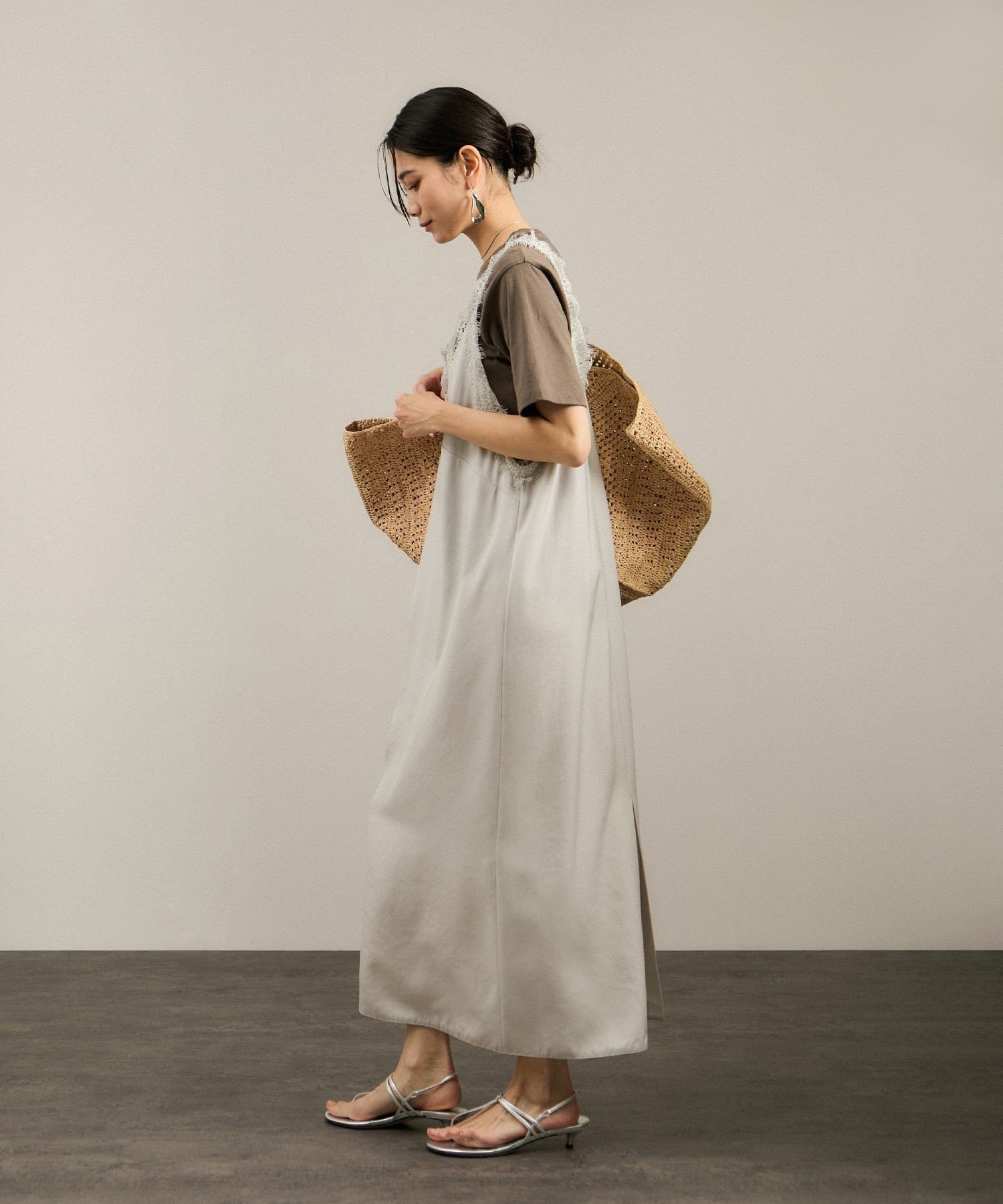 SALON adam et rope'｜【WEB限定】ビンテージライクアクセントレース