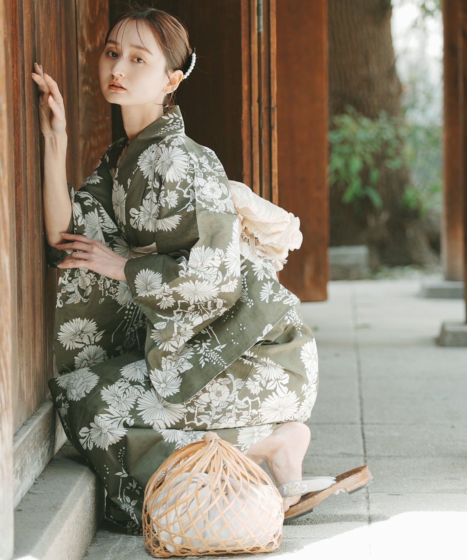 utatane｜浴衣 セット レディース 浴衣セット 大人 3点セット(浴衣/帯