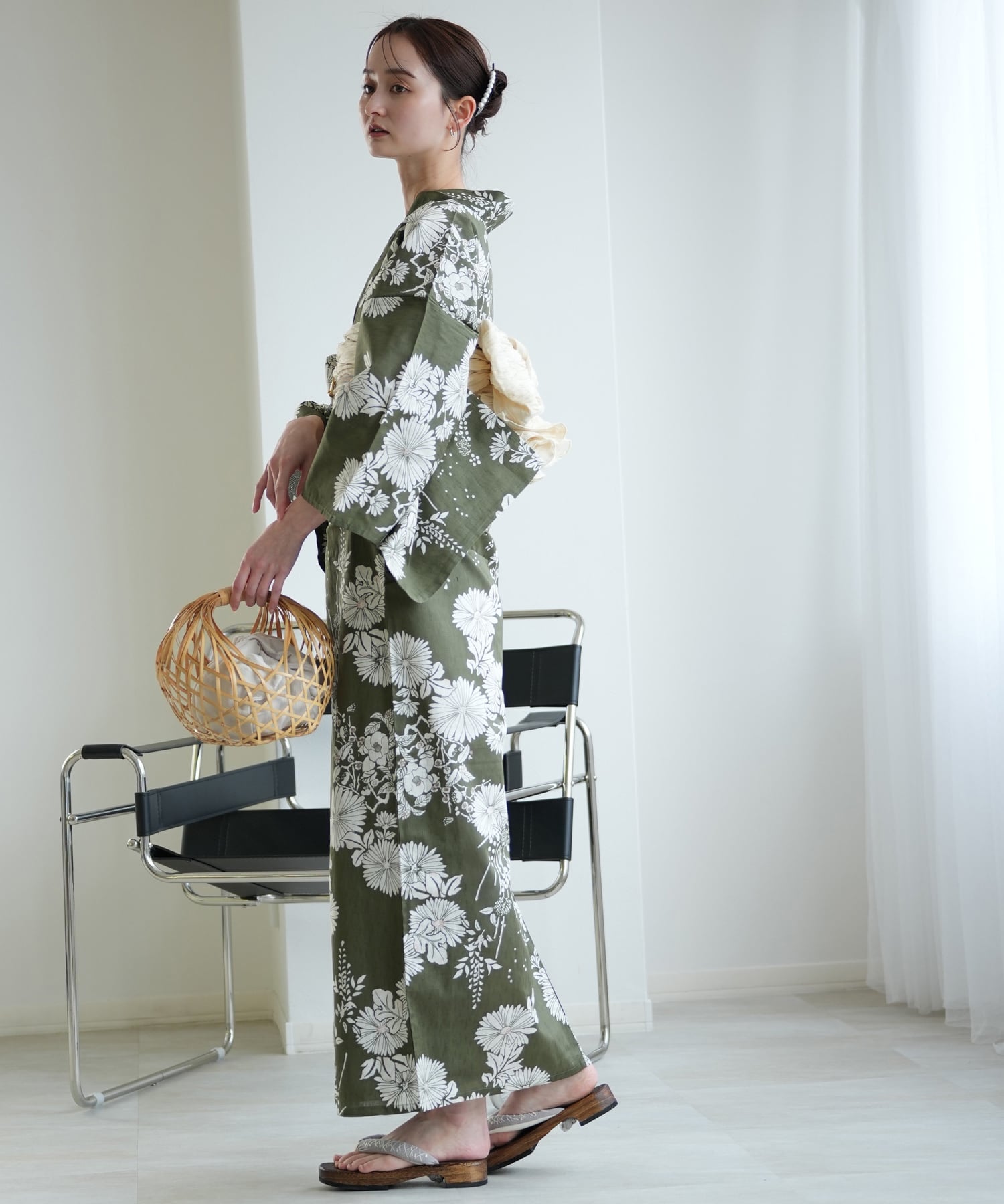 utatane｜浴衣 セット レディース 浴衣セット 大人 3点セット(浴衣/帯