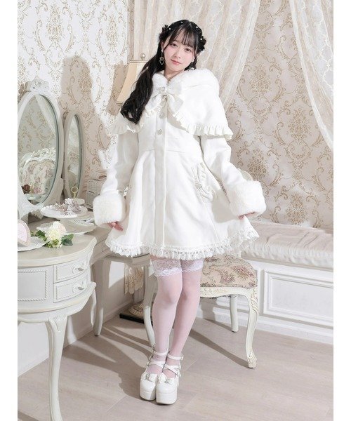 NOEMIE｜ケープフリルドーリーフレアコート | Rakuten Fashion(楽天