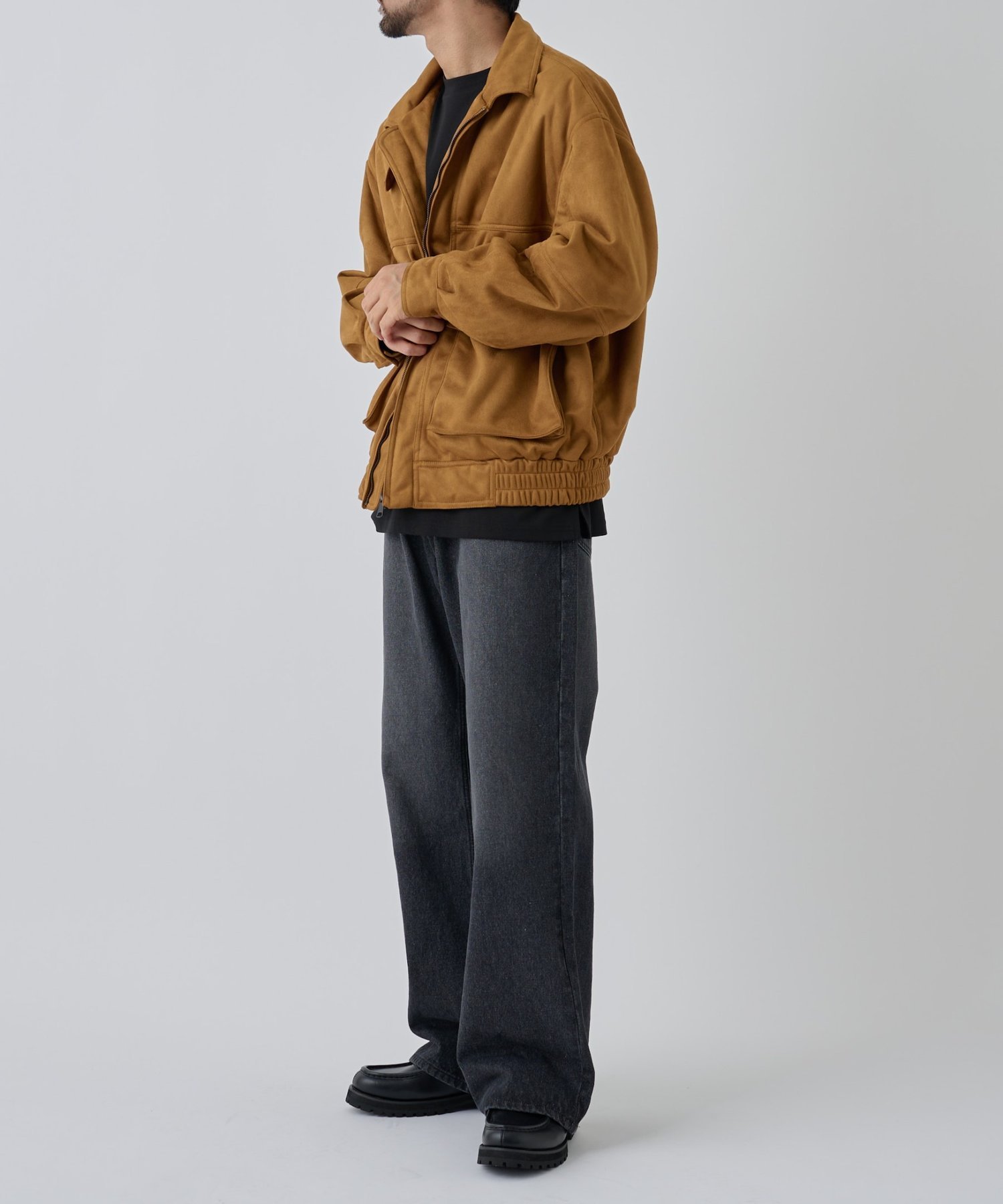 wjk ダブルジェイケイ ボア トレンチ ライナー付き Lサイズ ブラウン