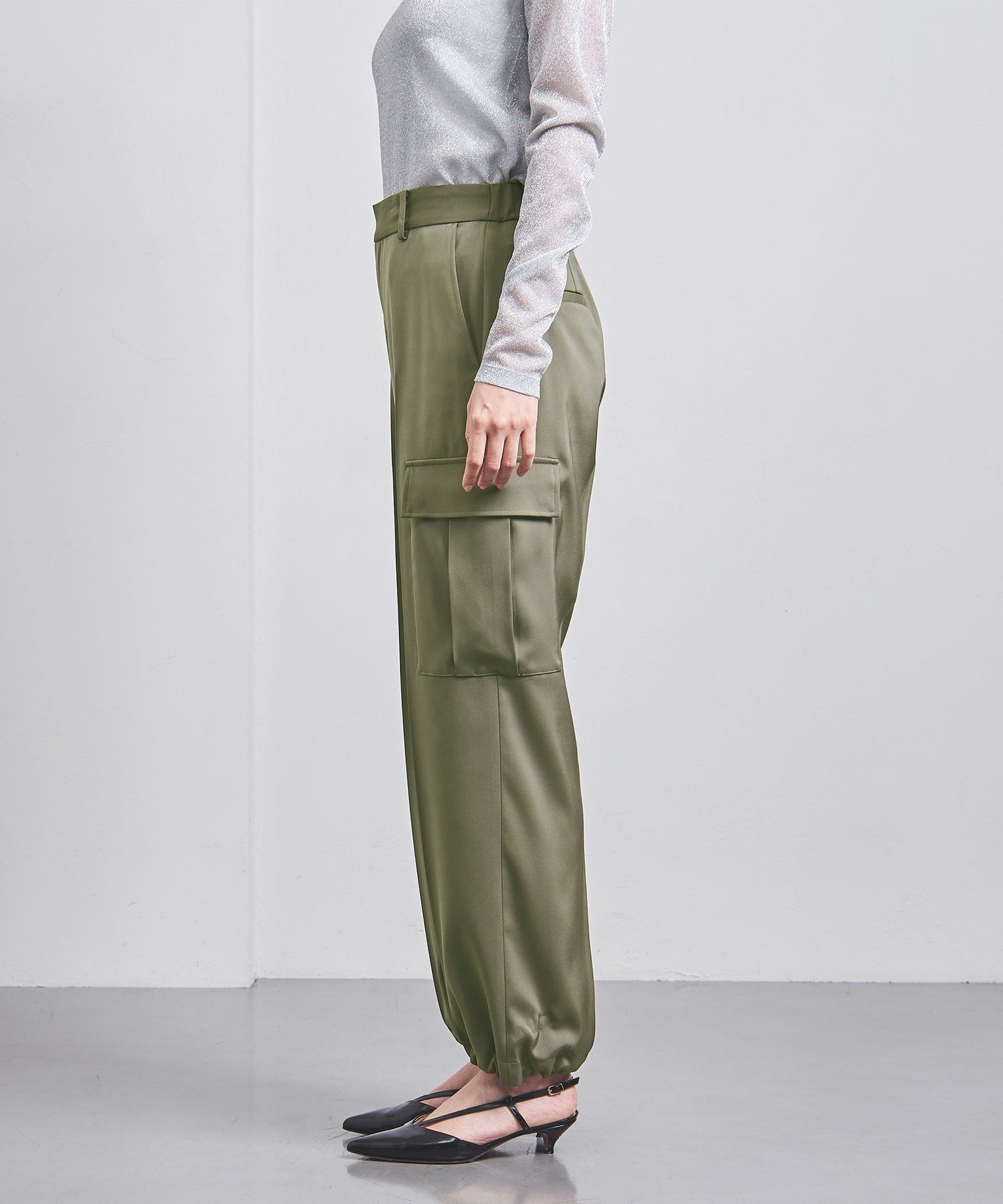 UNITED ARROWS LTD. OUTLET｜サテン サイドポケット パンツ | Rakuten