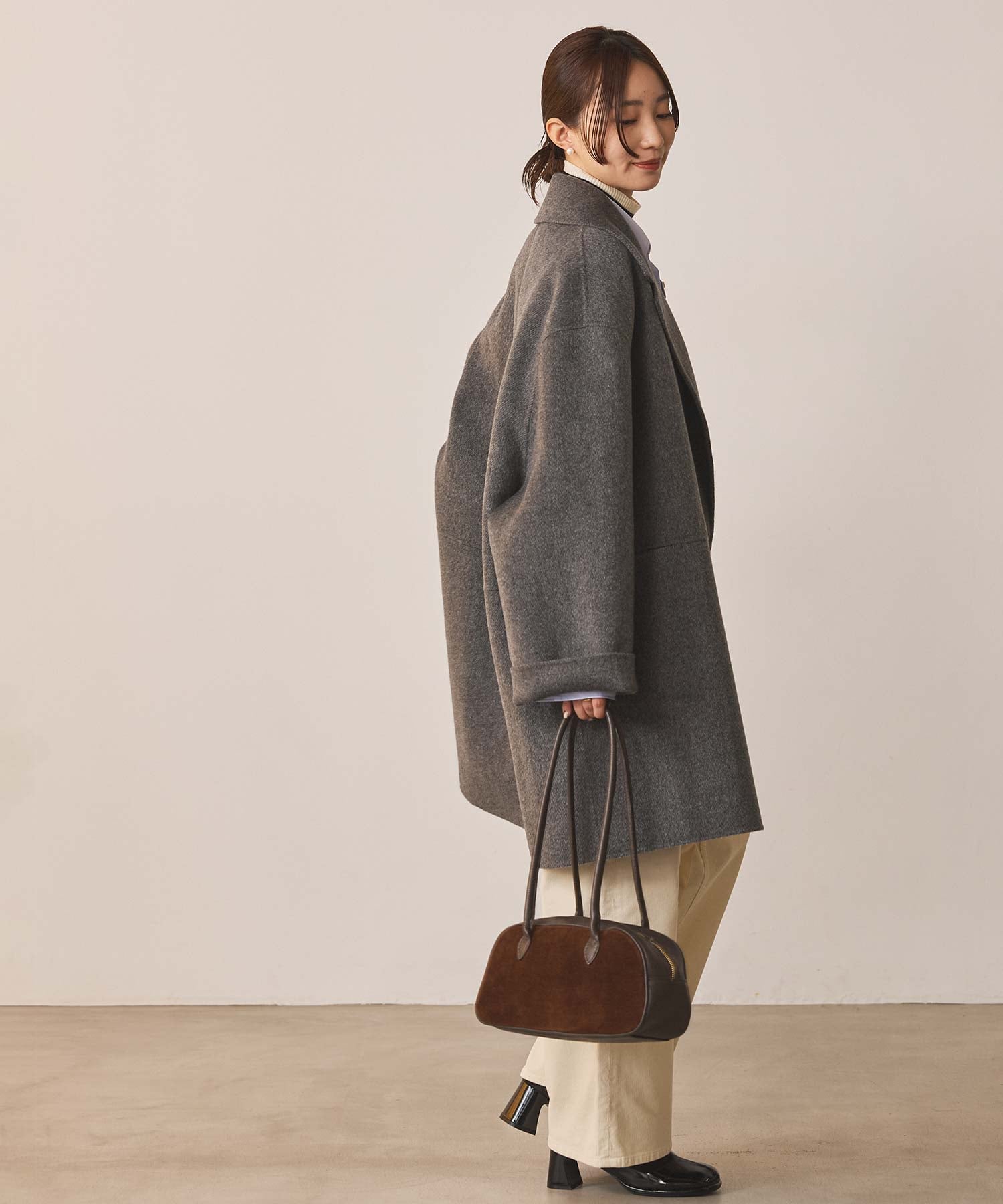 Gready Brilliant｜Gready Brilliant/(W)スエード×レザーボストン