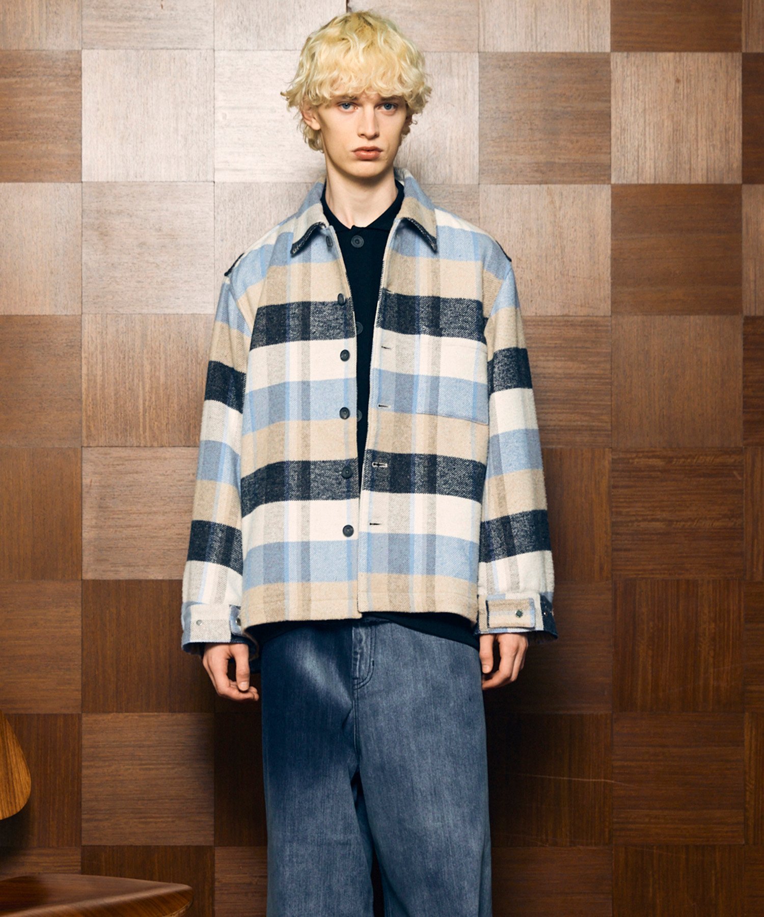 MAISON SPECIAL｜Prime-Over Regular Collar Heavy-Weight Flannel