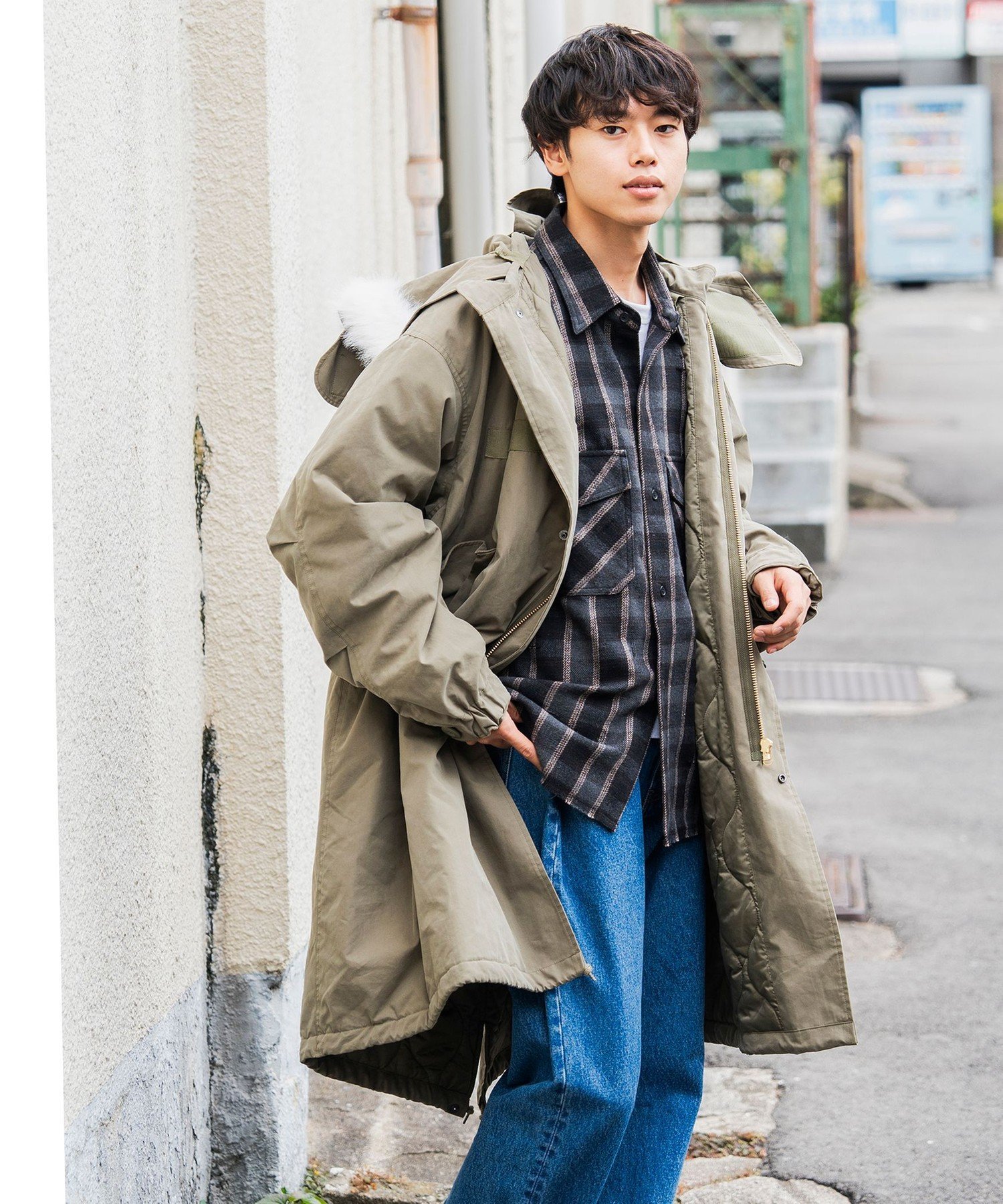 BEAMS OUTLET｜フード付き モッズコート | Rakuten Fashion(楽天
