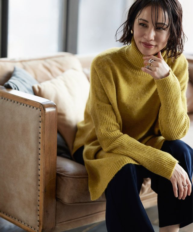 Pierrot｜[RASW] アルパカ混タートルネックニット | Rakuten Fashion