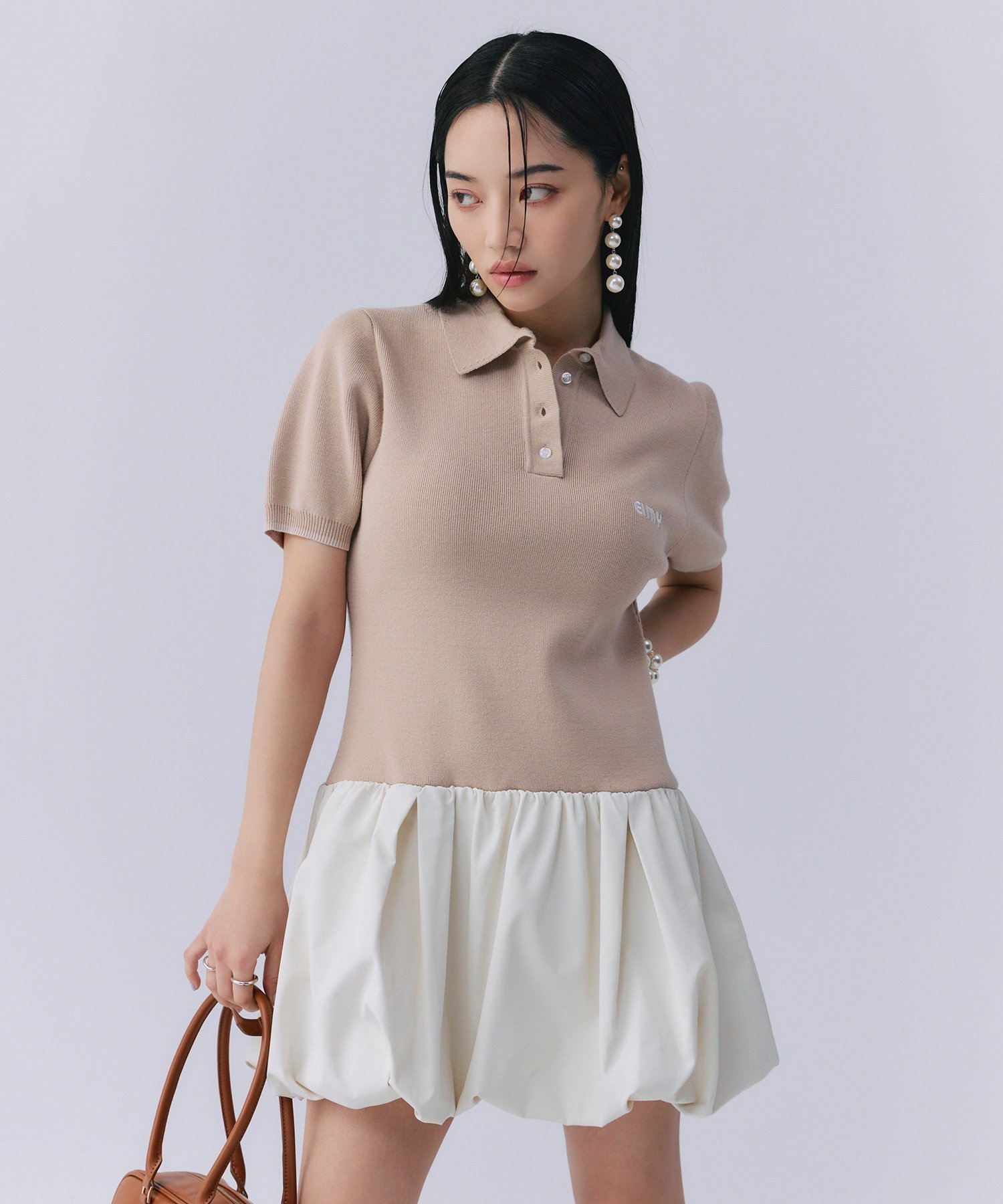 EIMY ISTOIRE｜Switchingロゴニットポロミニワンピース | Rakuten