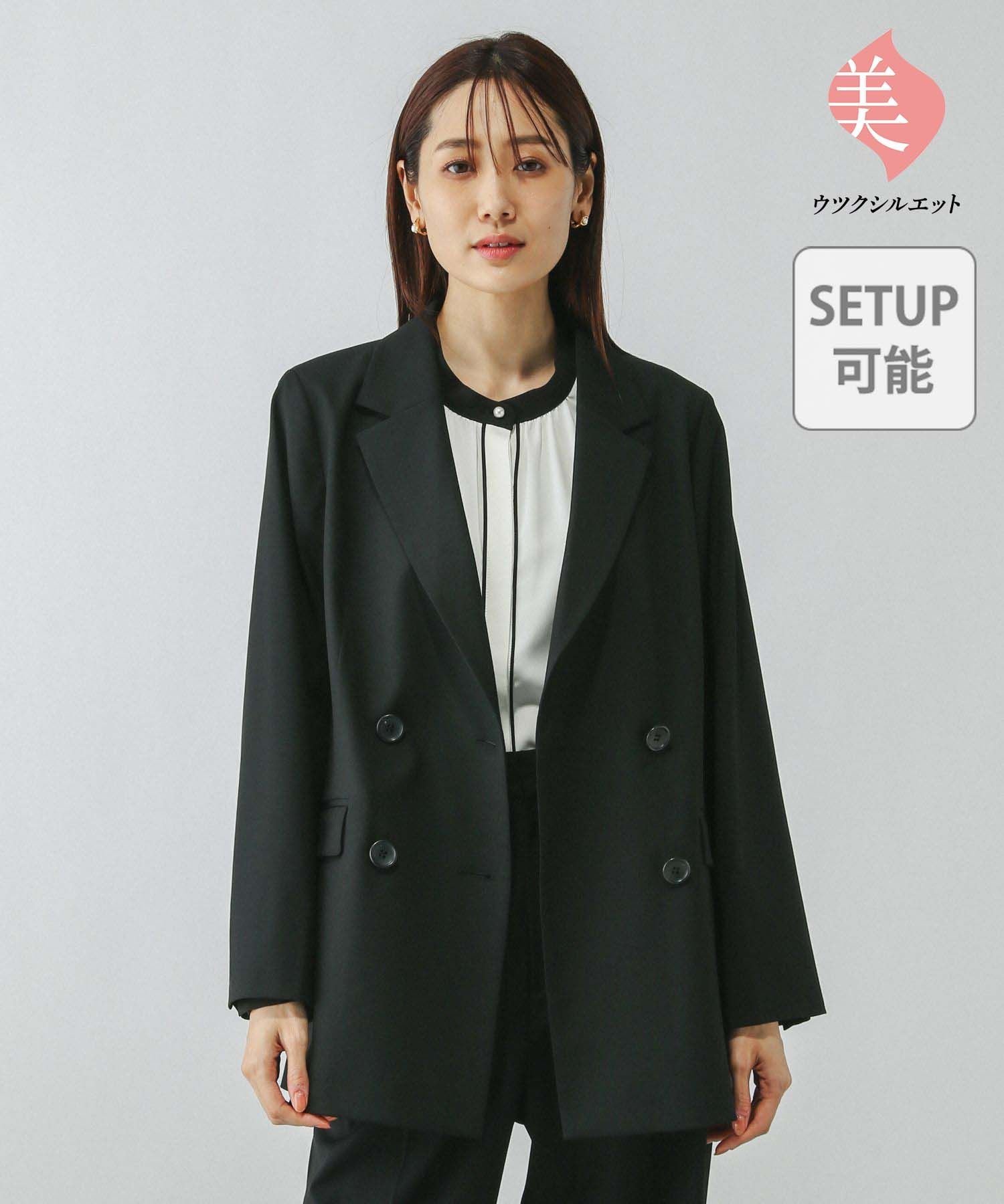 GLOBAL WORK｜ウツクシルエットダブルジャケット/133614 | Rakuten