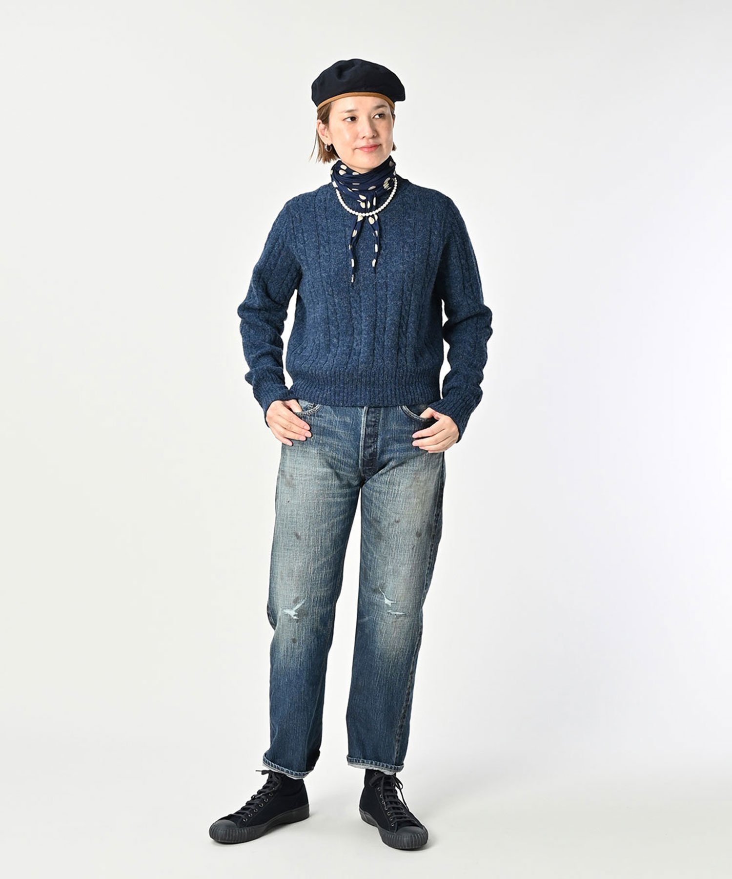 45R｜シェットランドケーブル縮絨のセーター | Rakuten Fashion(楽天