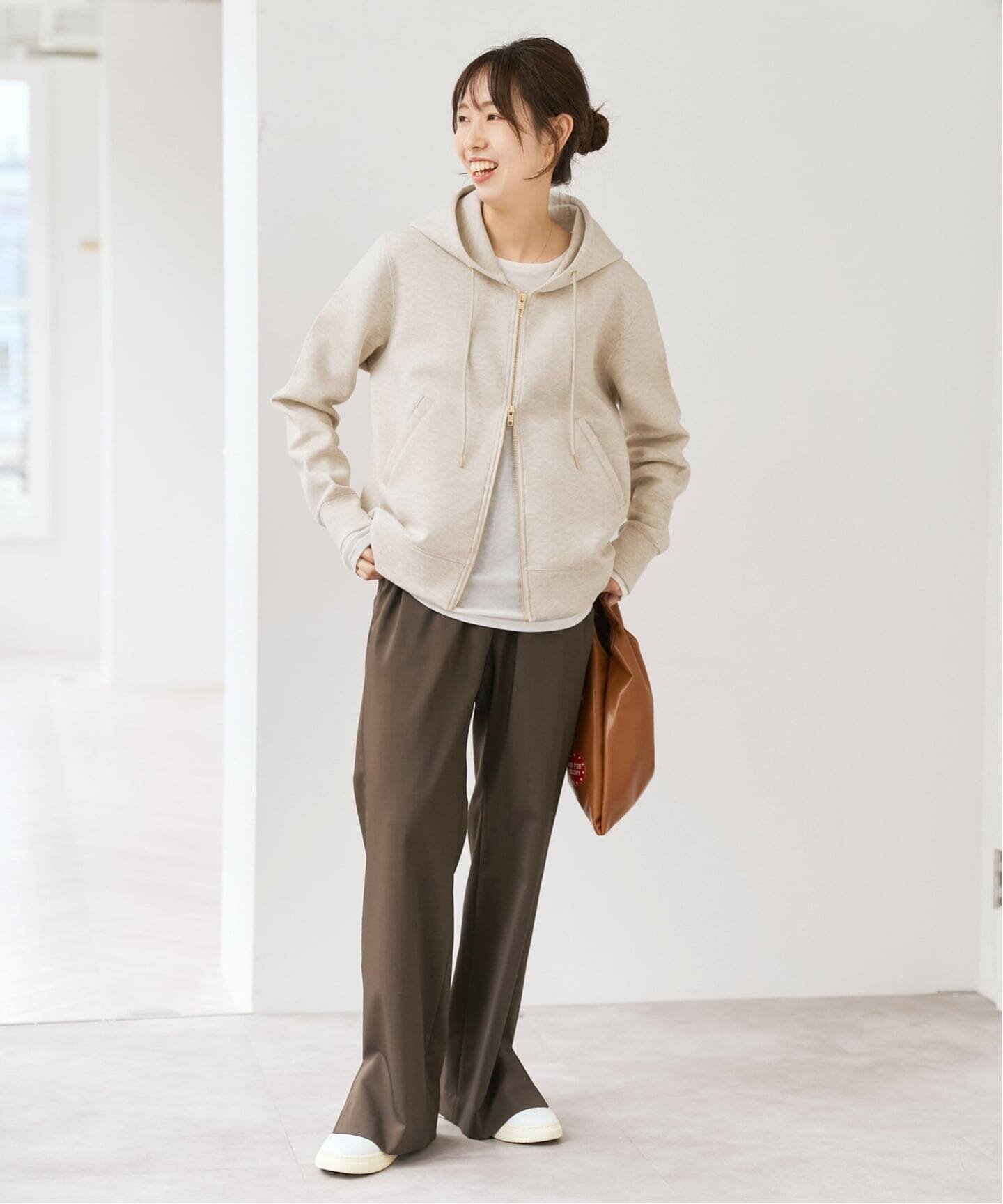 Spick & Span｜《新色有り / 追加》ストレッチジップフードパーカー