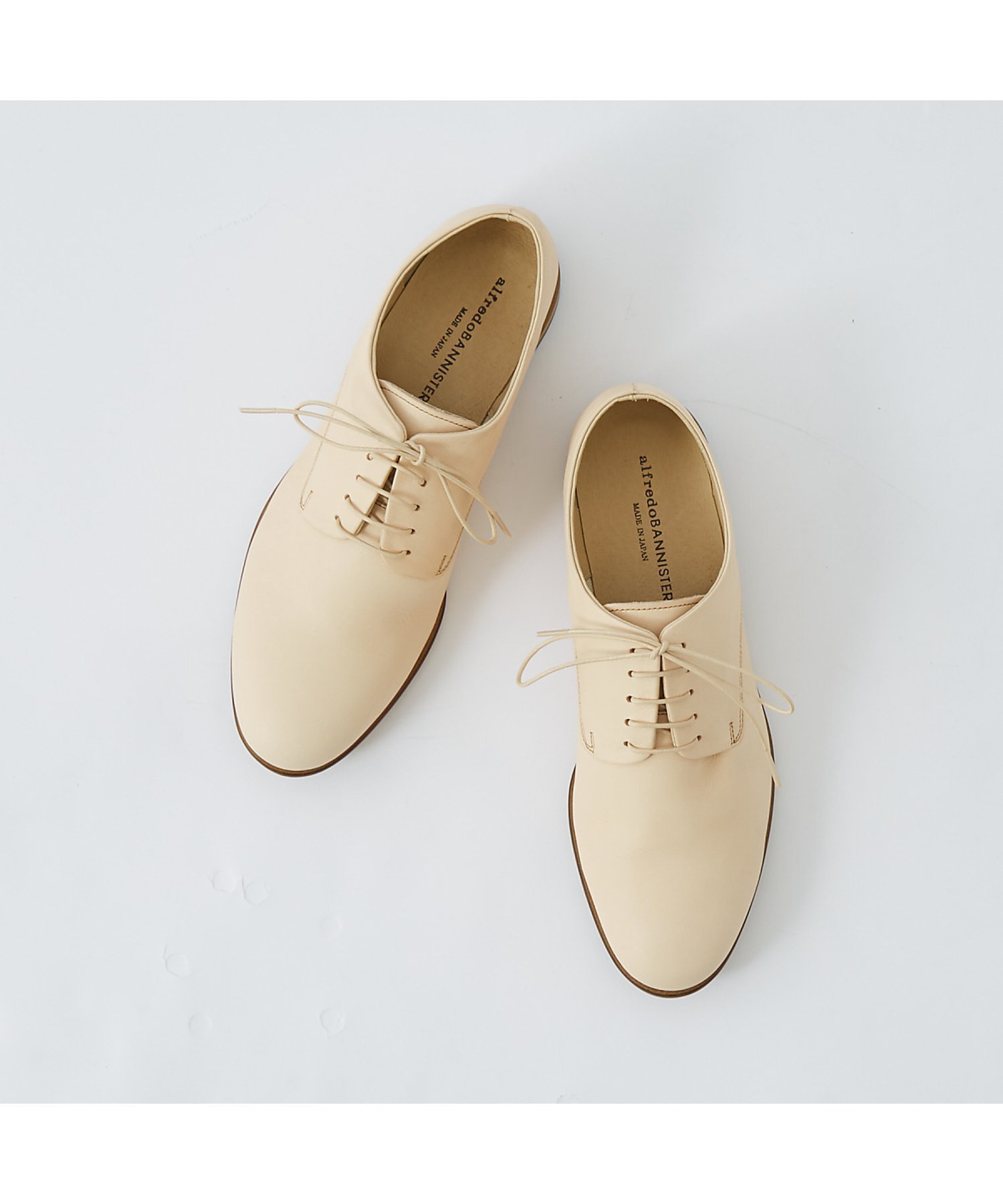 alfredoBANNISTER｜【ヌメ革】ソフトレザー カウンターレス プレーン