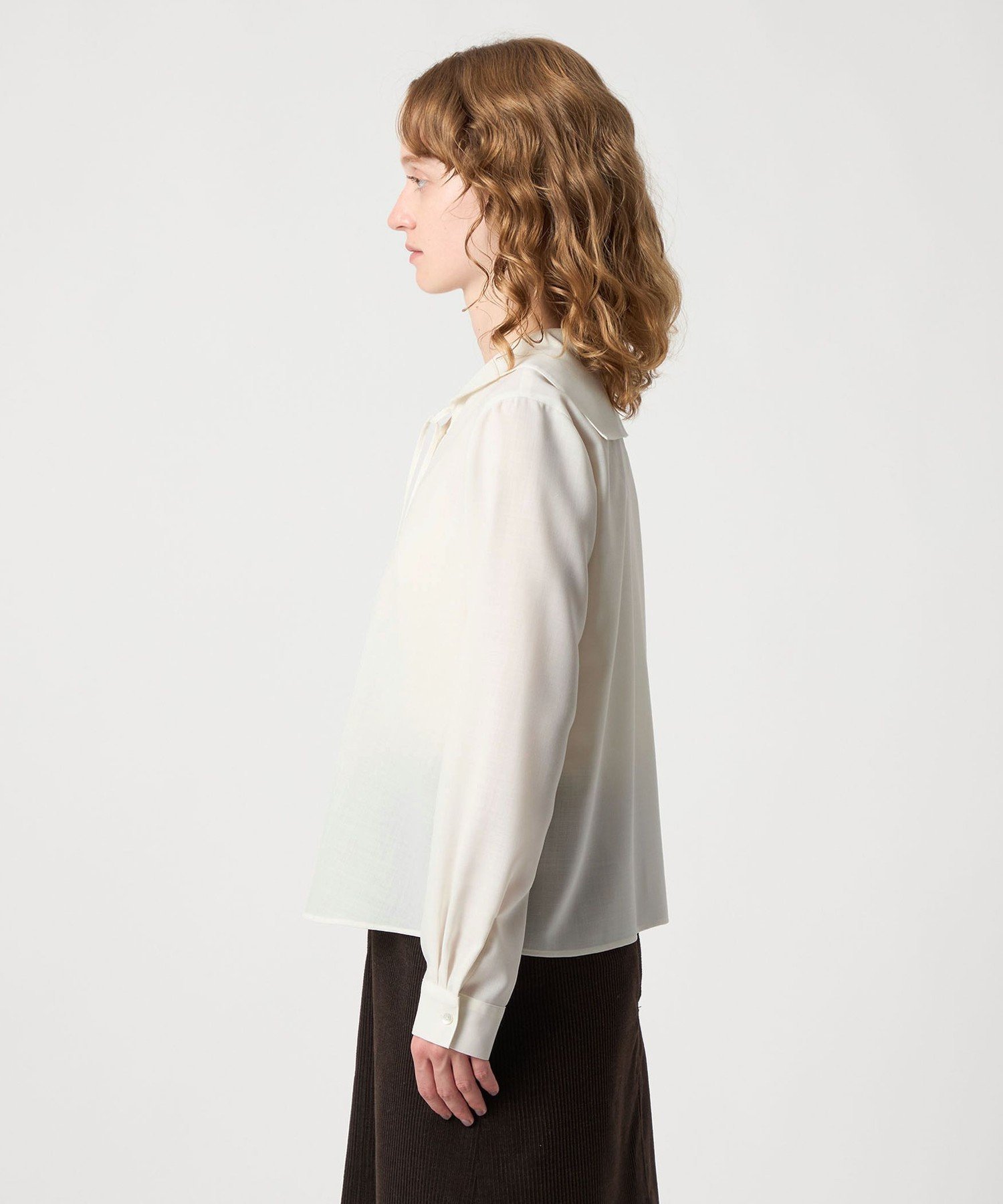 2025 スティーブンアラン 定価2万 ツイルセーラーカラーブラウス