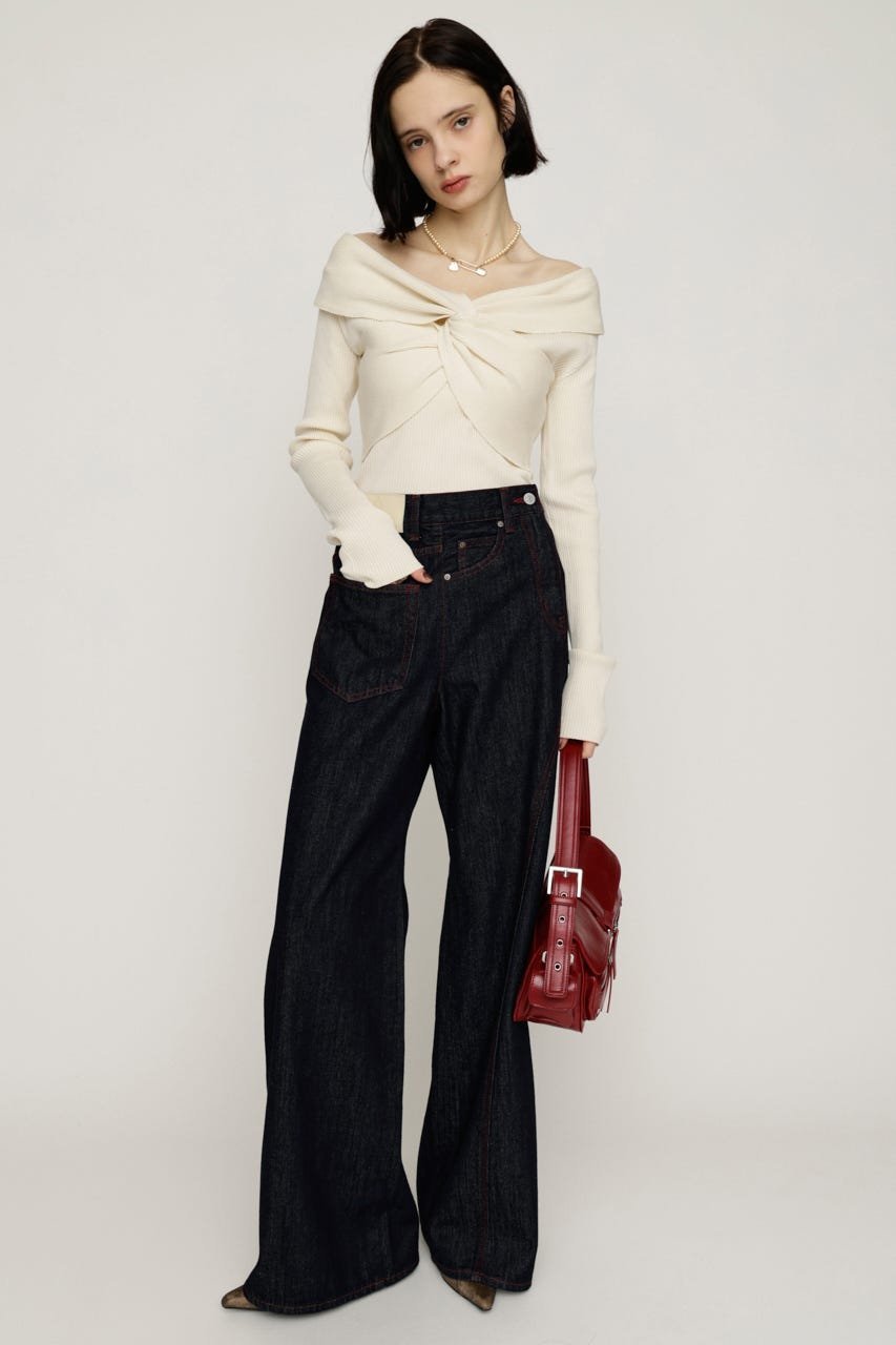 SLY｜BACK TO FRONT DENIM パンツ | Rakuten Fashion(楽天ファッション