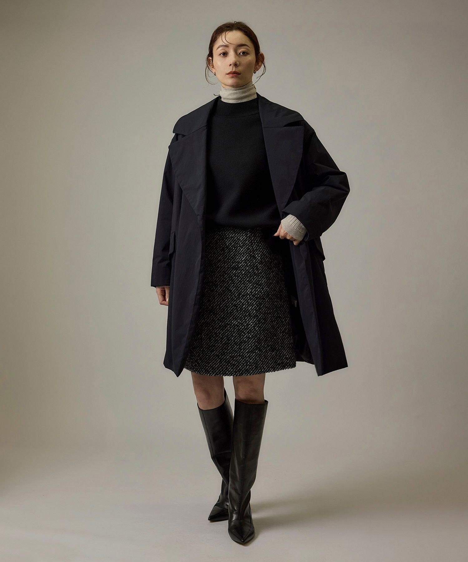 ROPE'｜【LIMONTA】Thin Down(シンダウン) ハーフコート | Rakuten