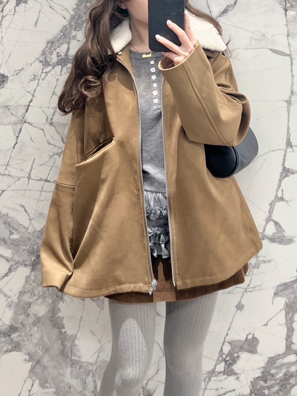 FURFUR｜裾フリルジャージートップス | Rakuten Fashion(楽天