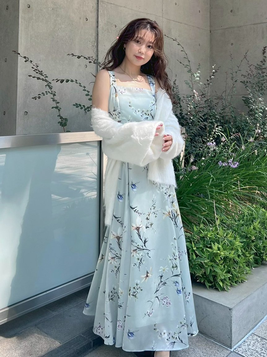 FRAY I.D｜【限定カラー・00サイズ】リボンディテールフローラル