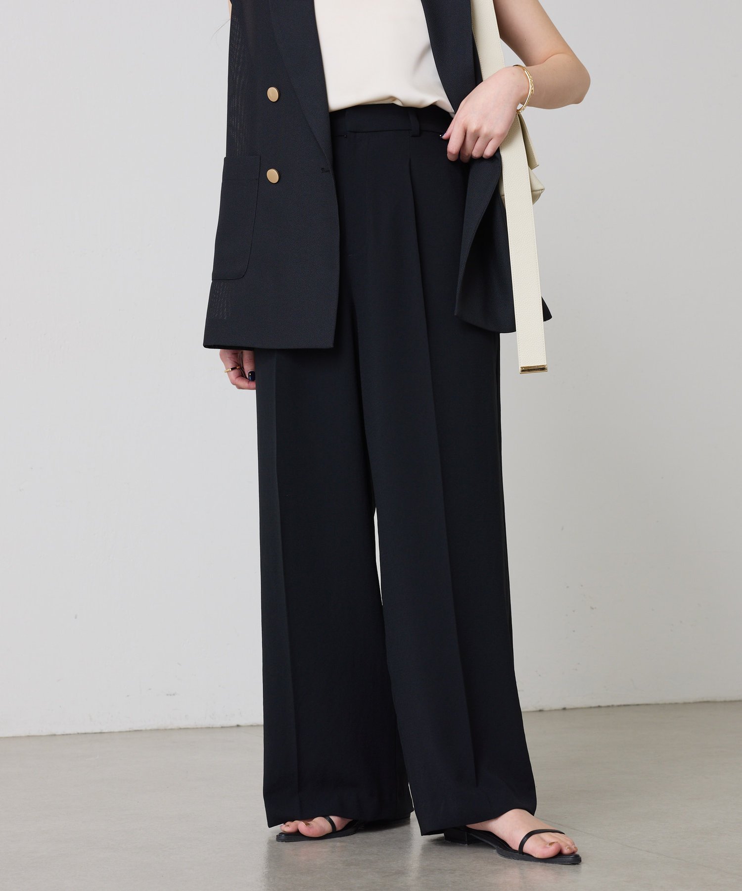 COLLAGE GALLARDAGALANTE｜ジャージワイドパンツ | Rakuten Fashion