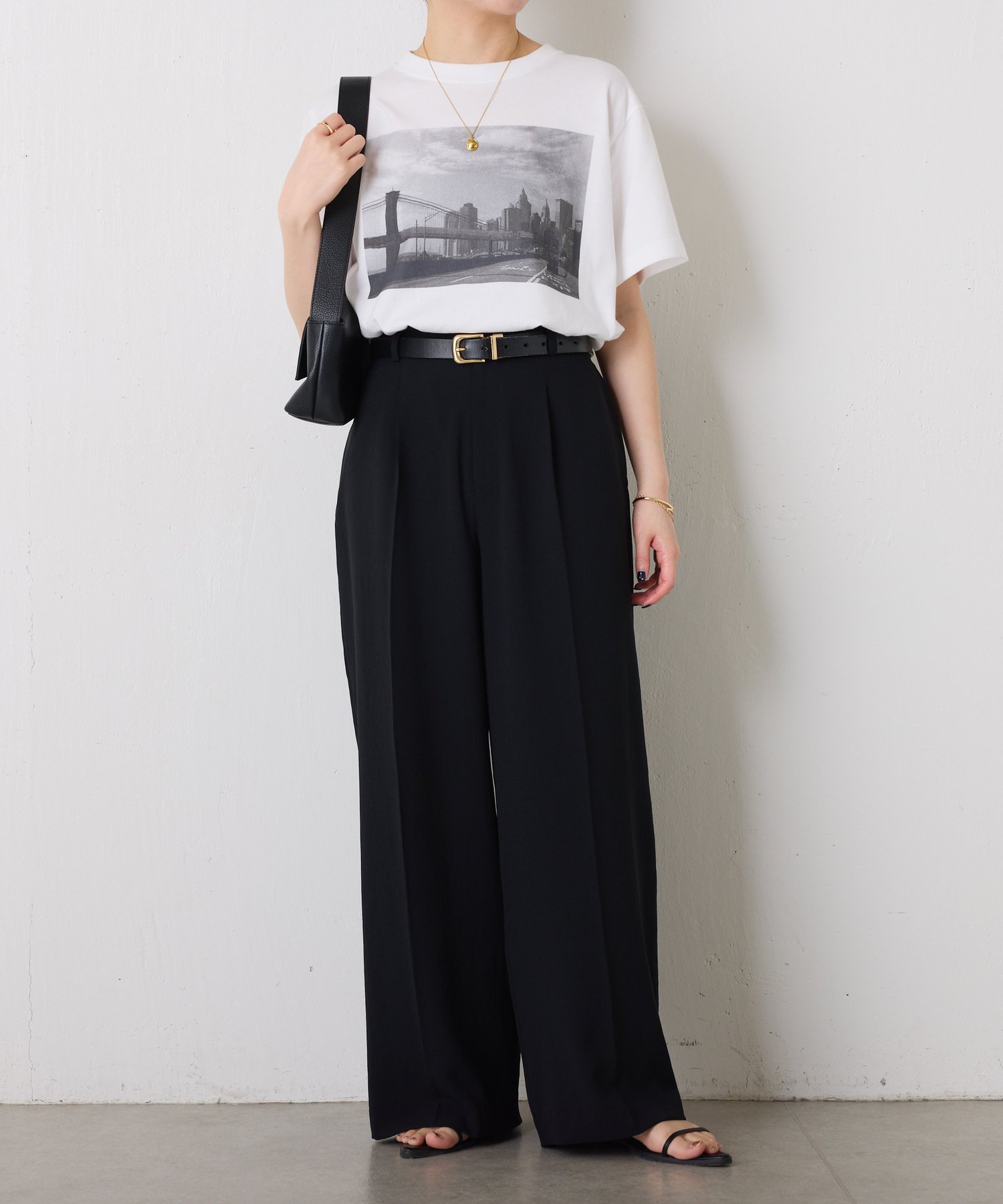 COLLAGE GALLARDAGALANTE｜ジャージワイドパンツ | Rakuten Fashion