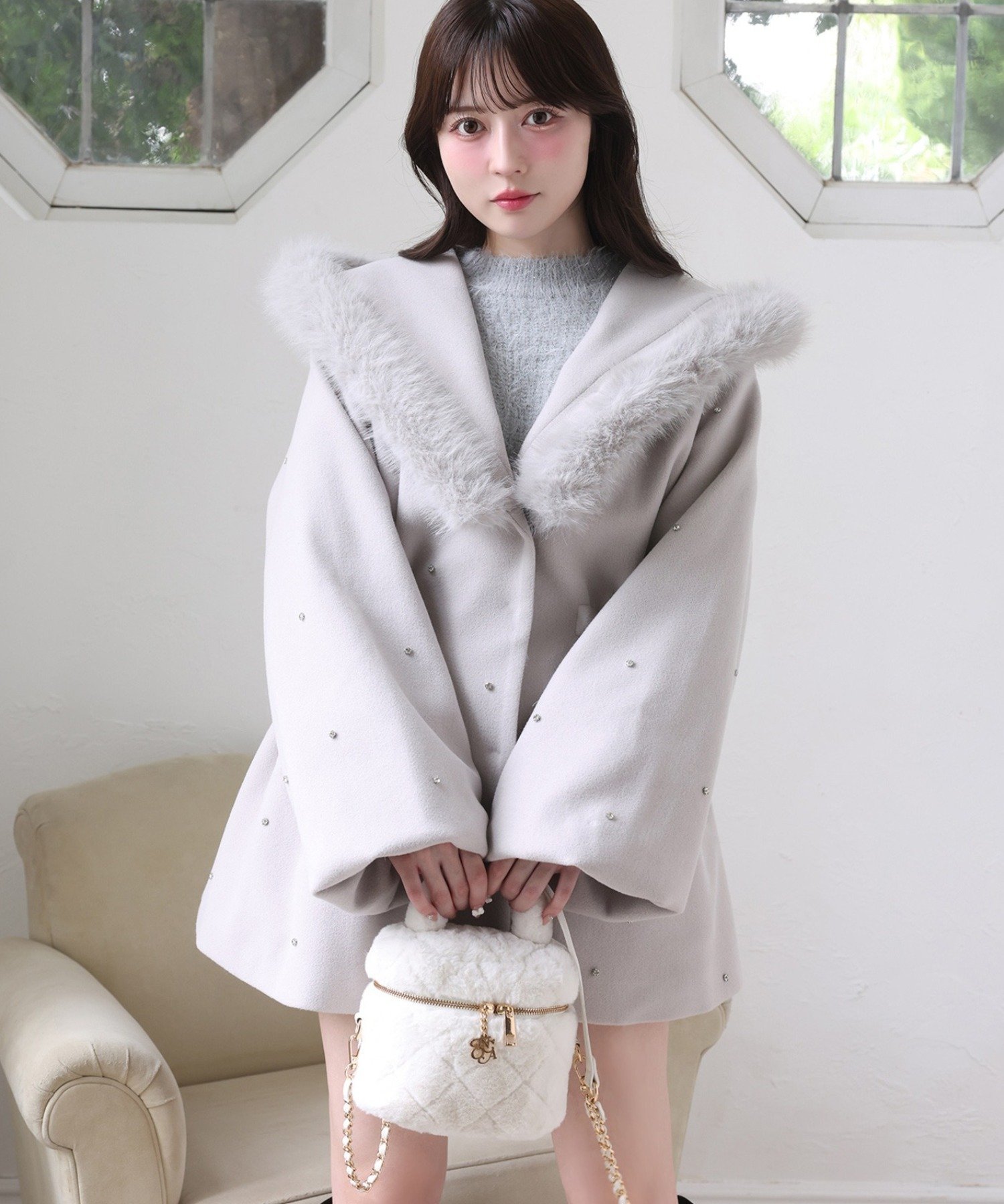 one after another NICE CLAUP｜フードフェイクファービジューミドル