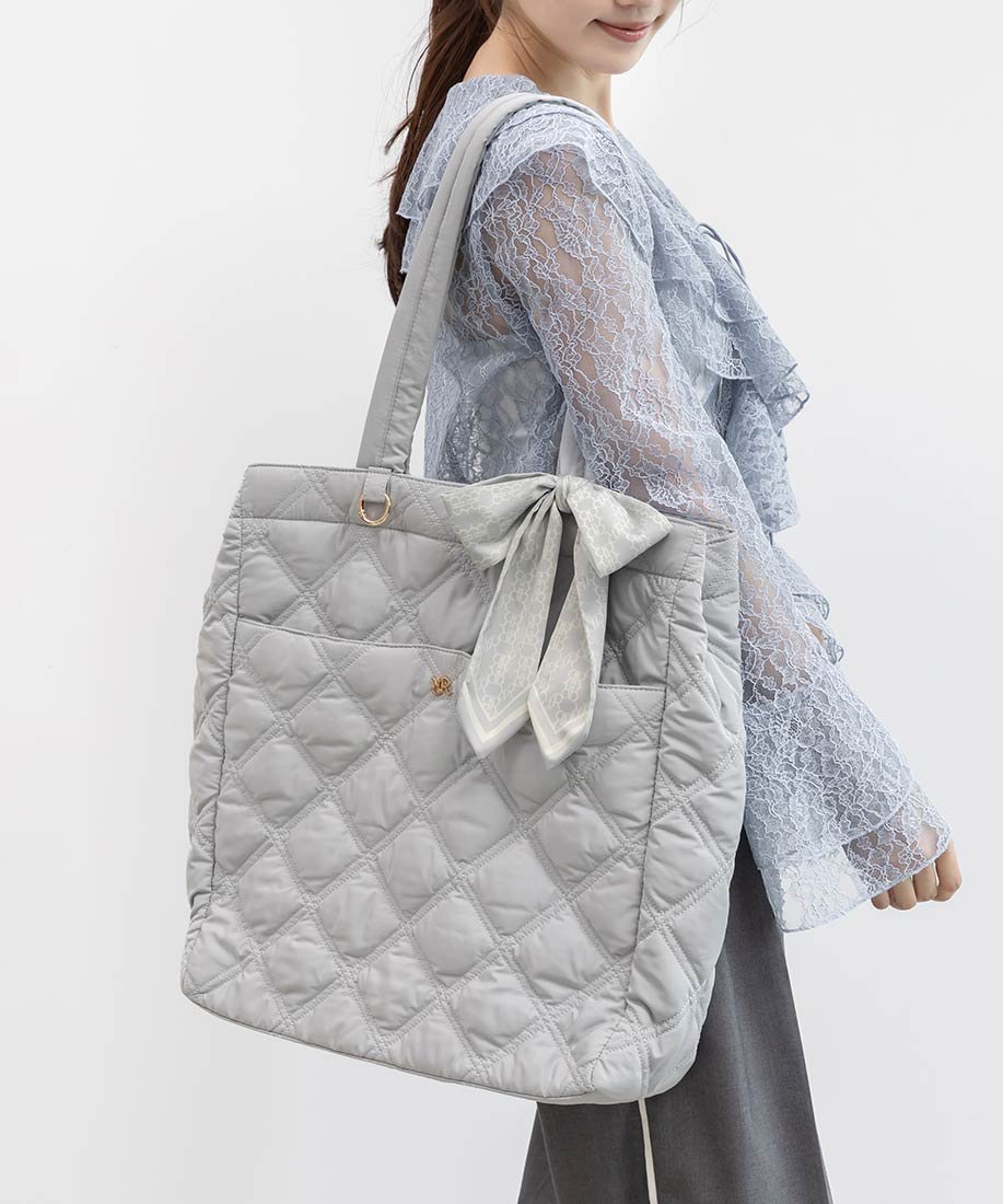 RANDA｜【A4対応】2WAY リボンキルティングトートバッグ | Rakuten