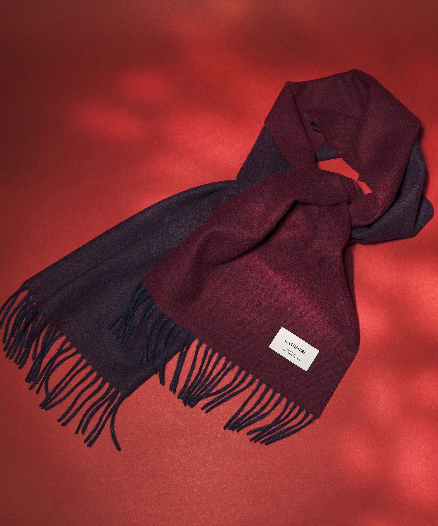 UNITED ARROWS green label relaxing｜カシミヤ 100 リバー マフラー