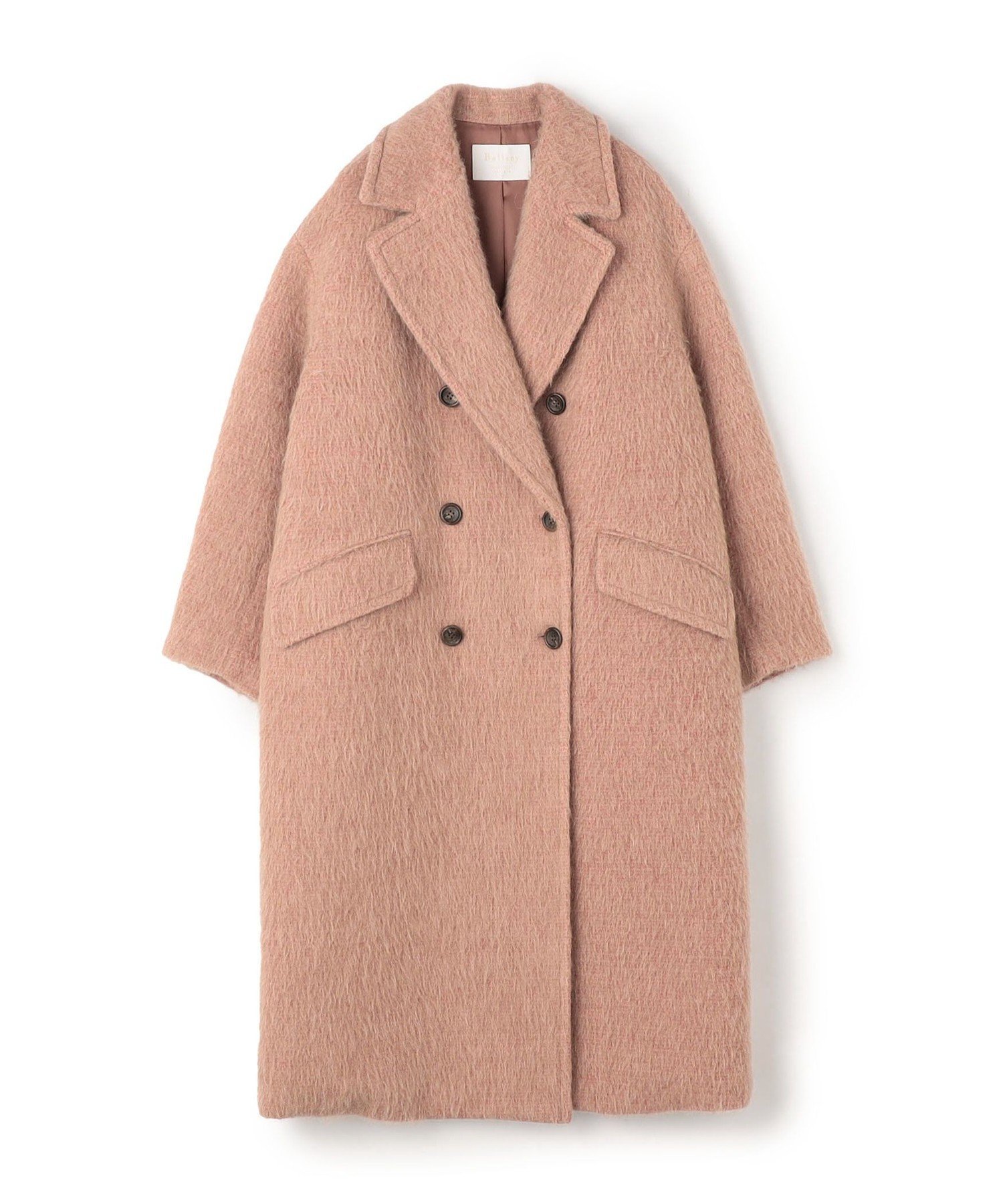 TOMORROWLAND｜ウールアルパカシャギー ダブルブレストコート