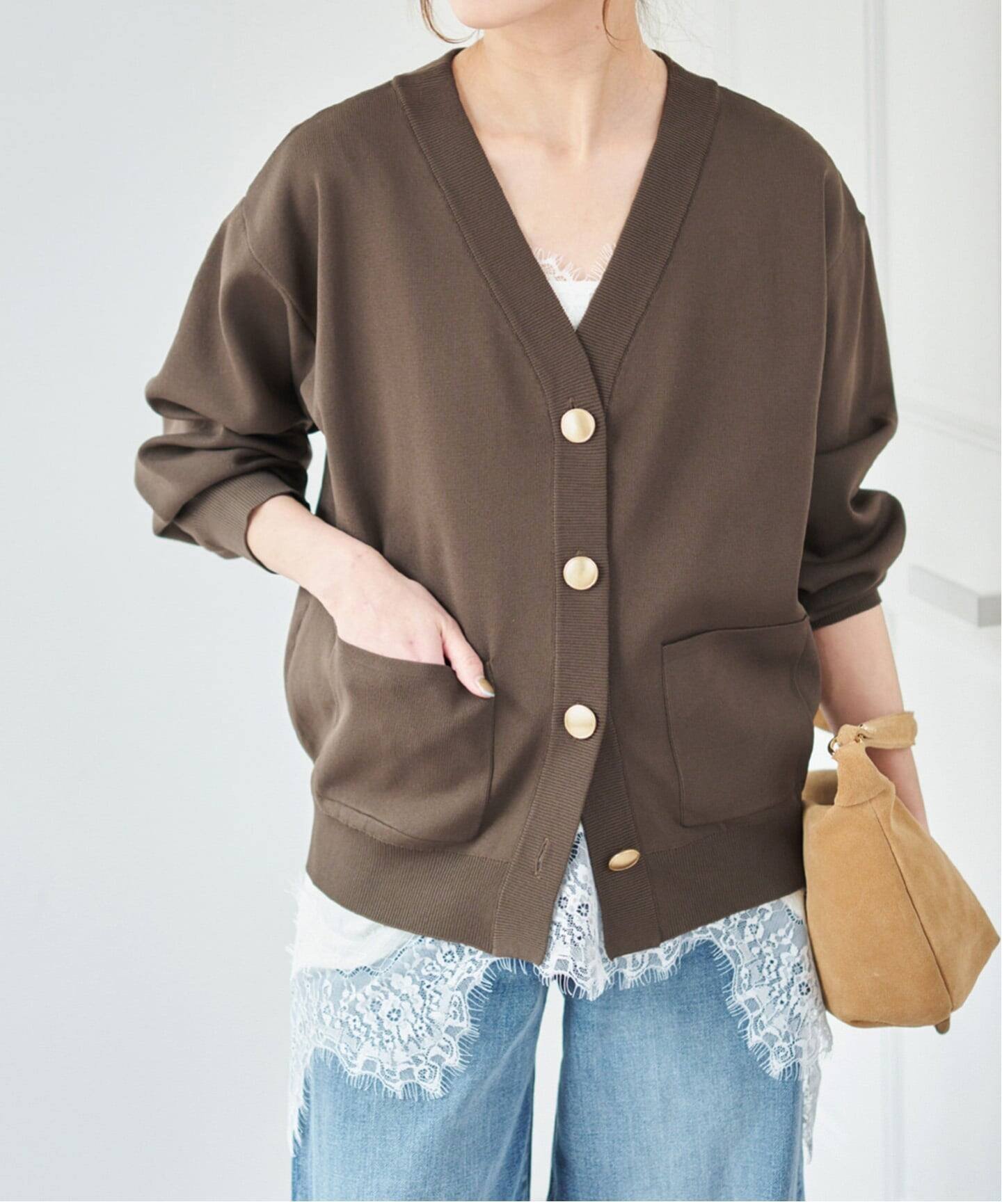 Spick & Span｜《一部店舗+WEB限定》ウォッシャブルVネック