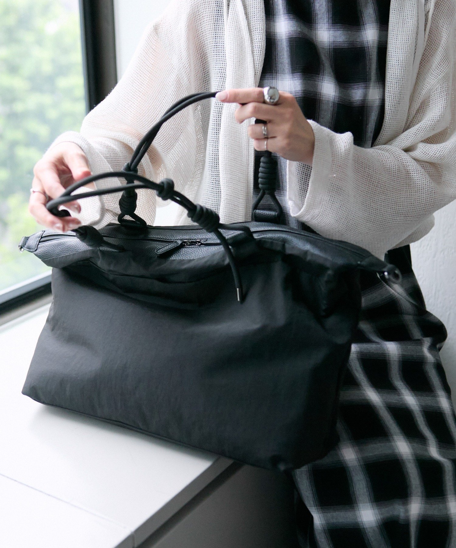 ear PAPILLONNER｜トラベルボストンバッグL《撥水》 | Rakuten Fashion