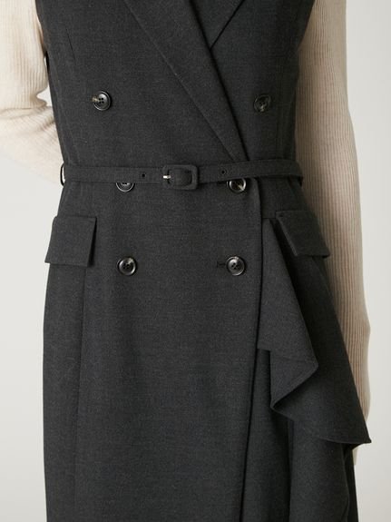 FRAY I.D｜ダブルブレストアシメデザインワンピース | Rakuten Fashion