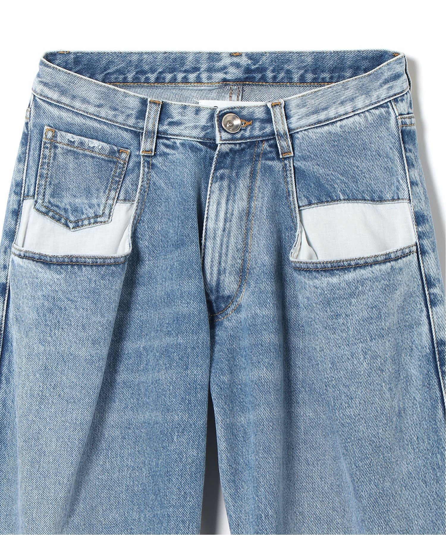 Maison Margiela(メゾンマルジェラ)｜ストレートジーンズ コントラスト