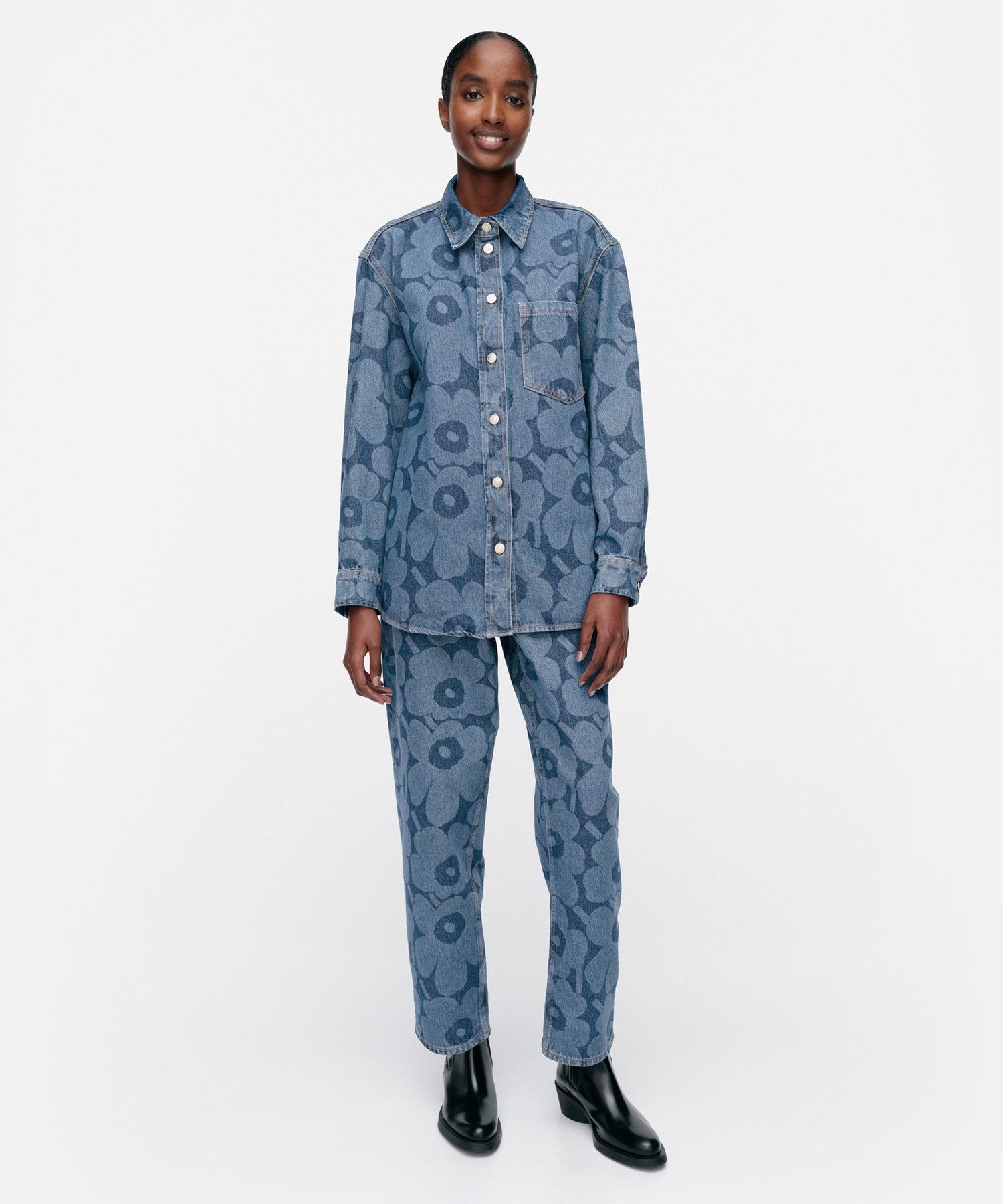 Marimekko｜Maridenim Barrel Unikko ジーンズ | Rakuten Fashion(楽天