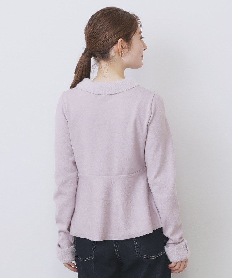 index｜フェザードッキングペプラムニット【洗濯機OK】 | Rakuten