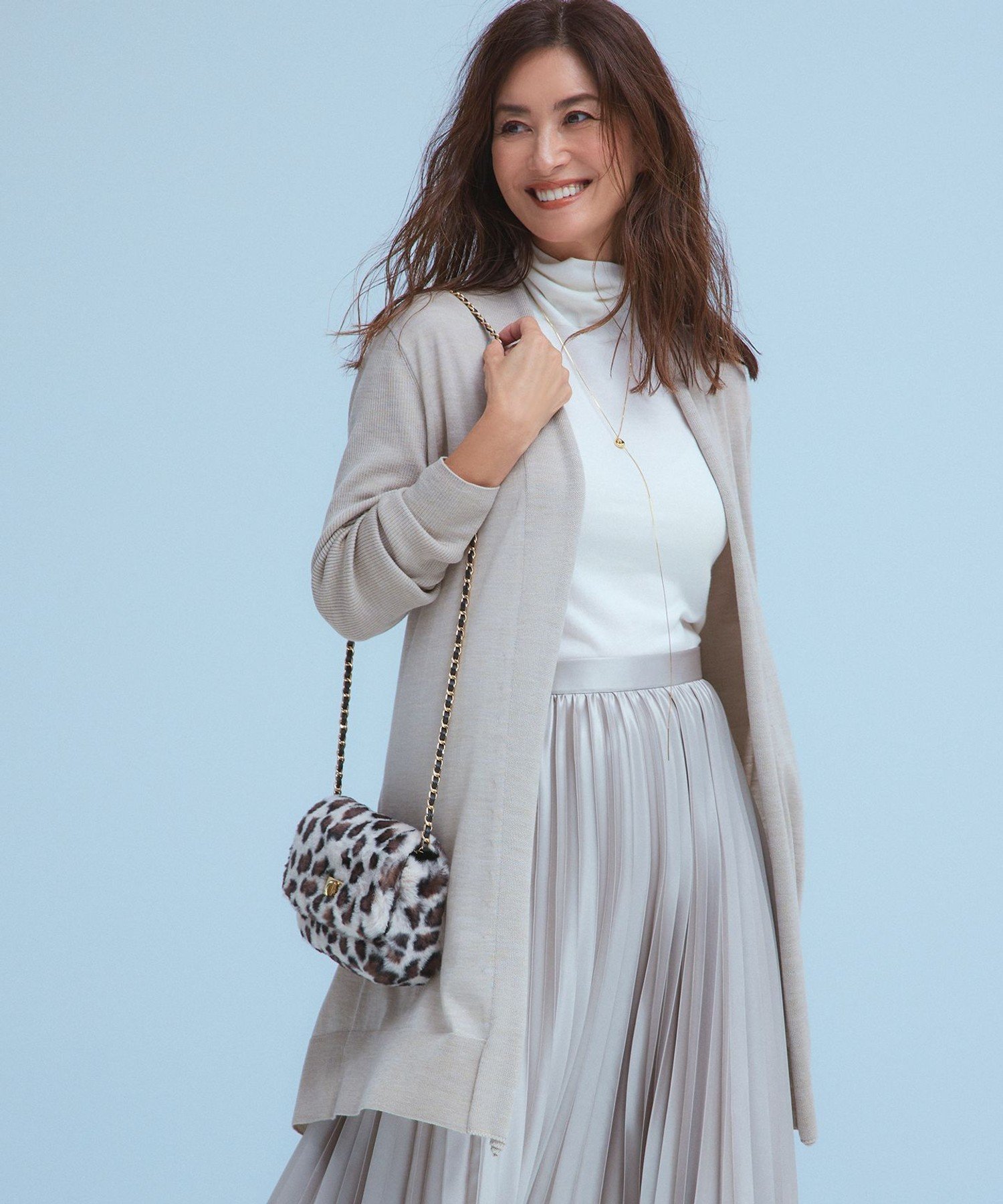 23区｜【洗える】サステナブルウール ショールカラー カーディガン