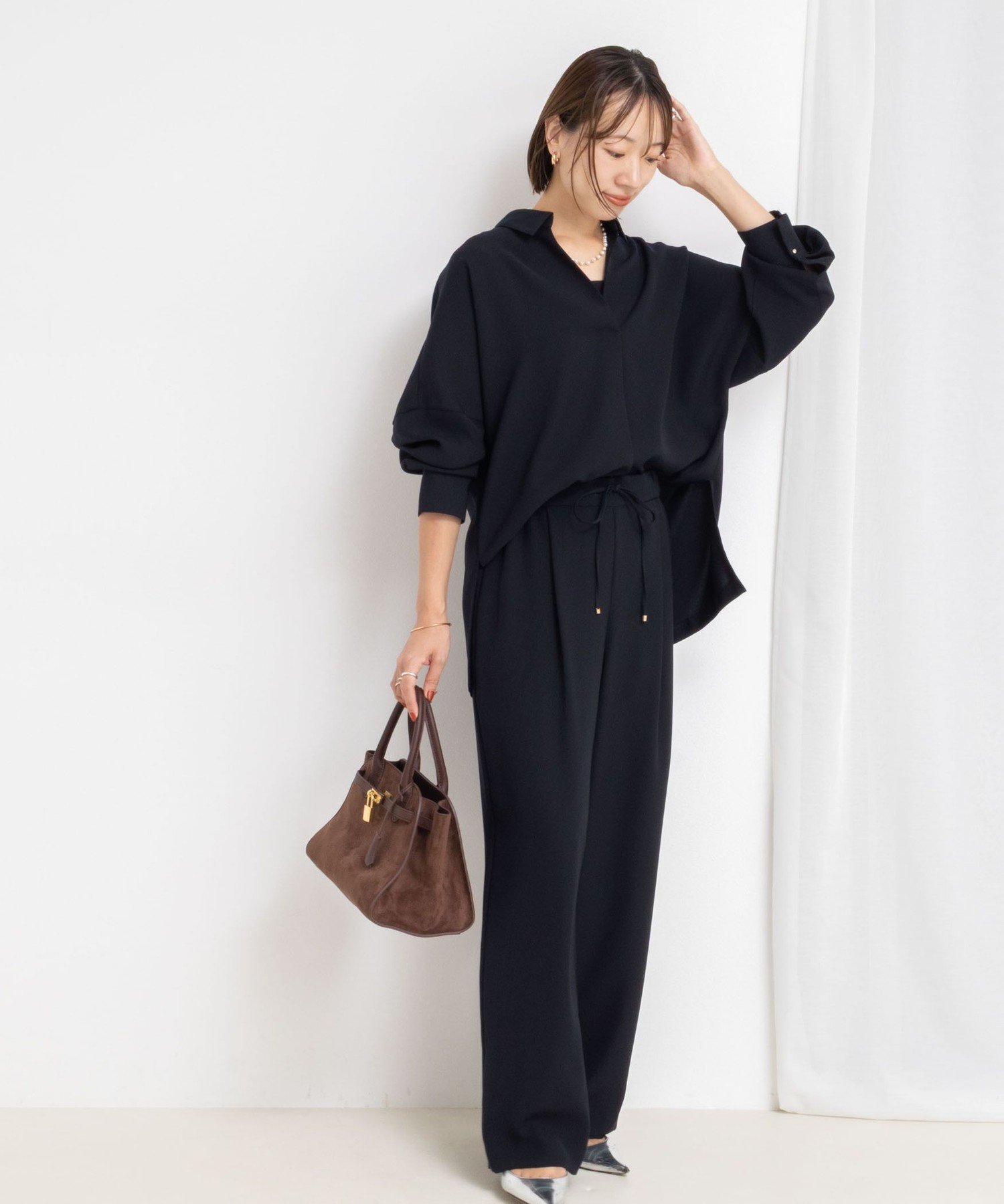 NOLLEY'S｜《セットアップ対応》ウォッシャブルダブルクロスサテン