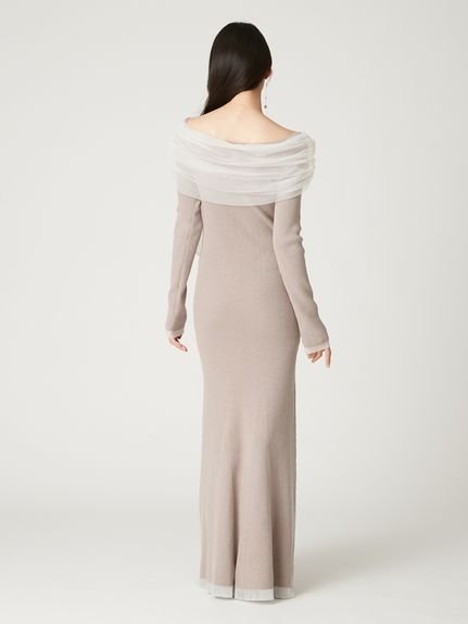 FRAY I.D｜3wayリボンオフショルニットワンピース | Rakuten Fashion