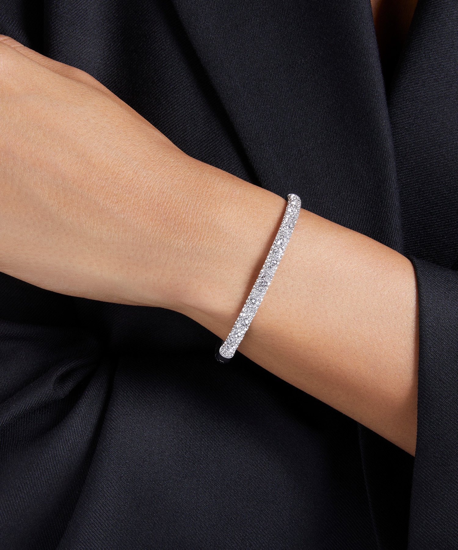 SWAROVSKI｜【公式】【スワロフスキー】Sublima バングル, スノー